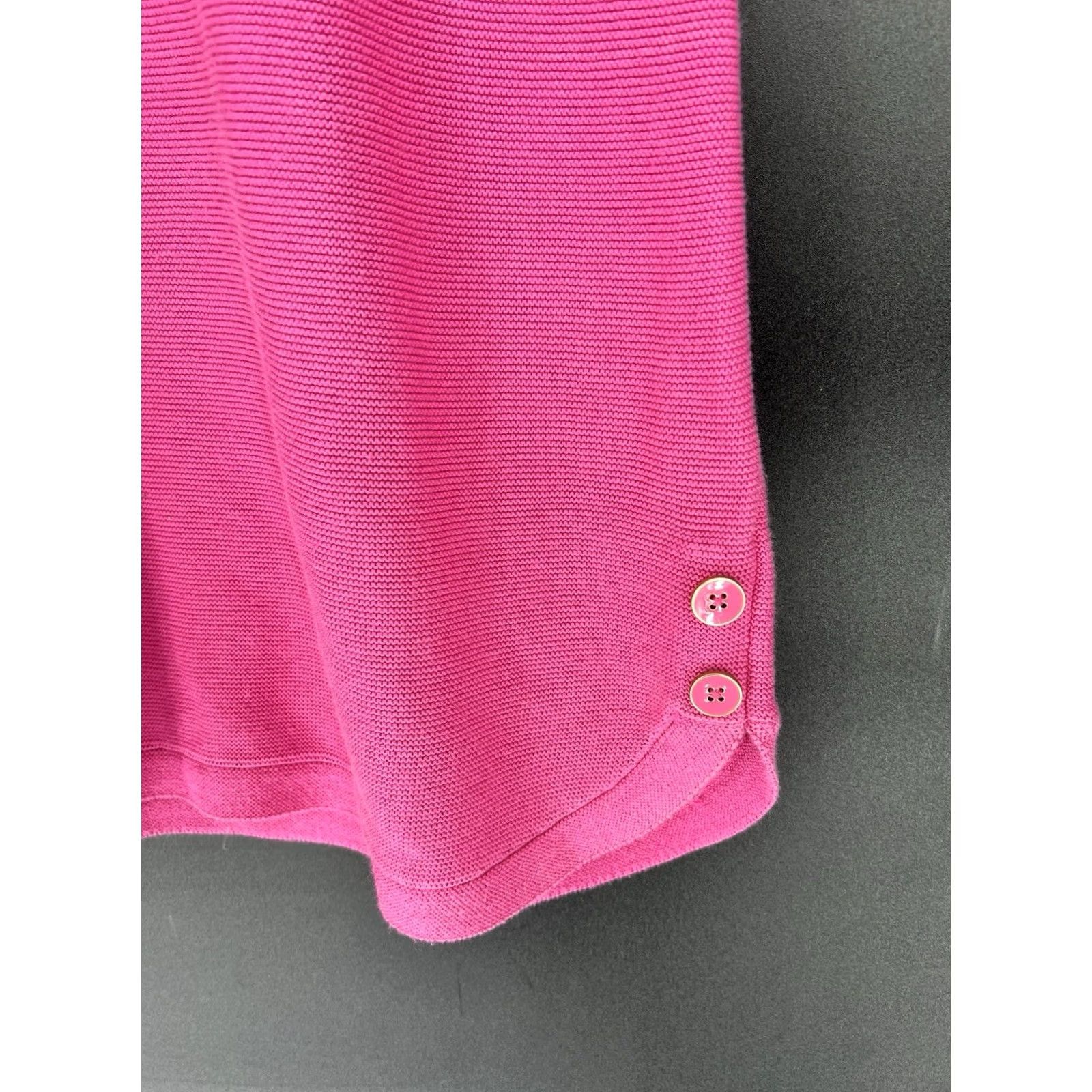 Talbots VINTAGE Talbots Sweater XS Pink Tunic Long Sleeve Button Oversized Womens Size XS / US 0-2 / IT 36-38 - 5 Thumbnail