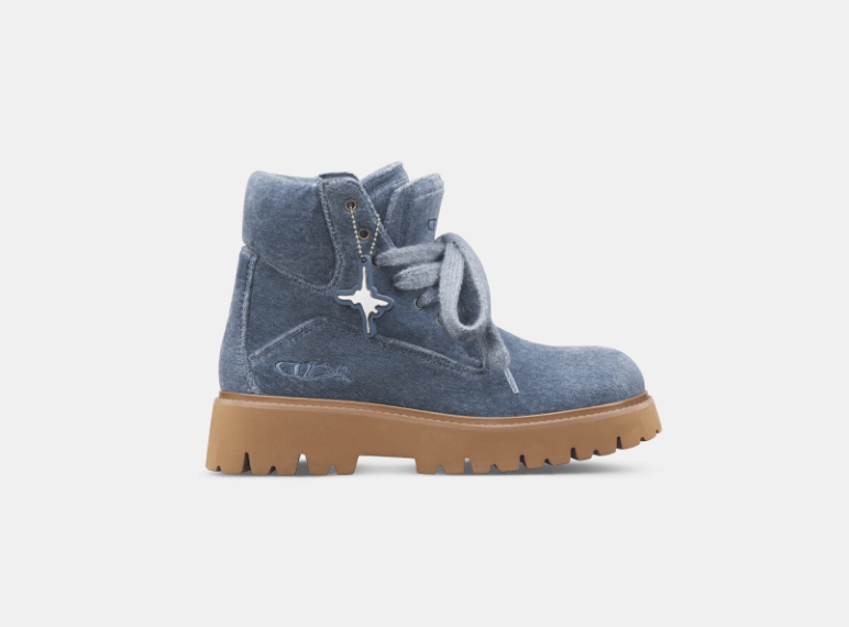 Dior o1w1db10426 3BO364 Ankle Boots in Blue Size US 7 / EU 40 - 1 Thumbnail
