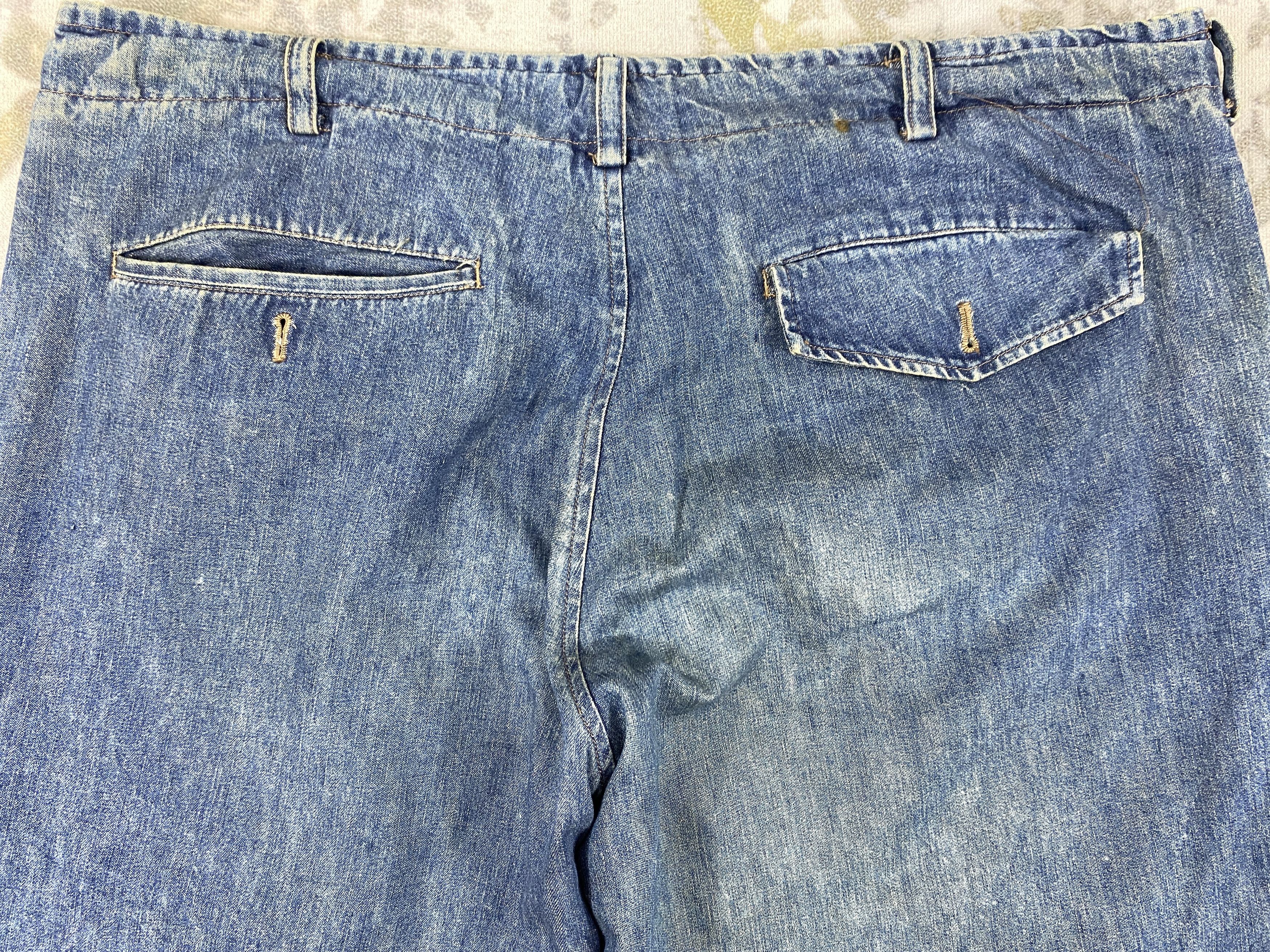 Yohji Yamamoto Vintage Y's for Men Yohji Yamamoto Jeans 44x31.5-JN3383 Size US 44 / EU 60 - 4 Thumbnail