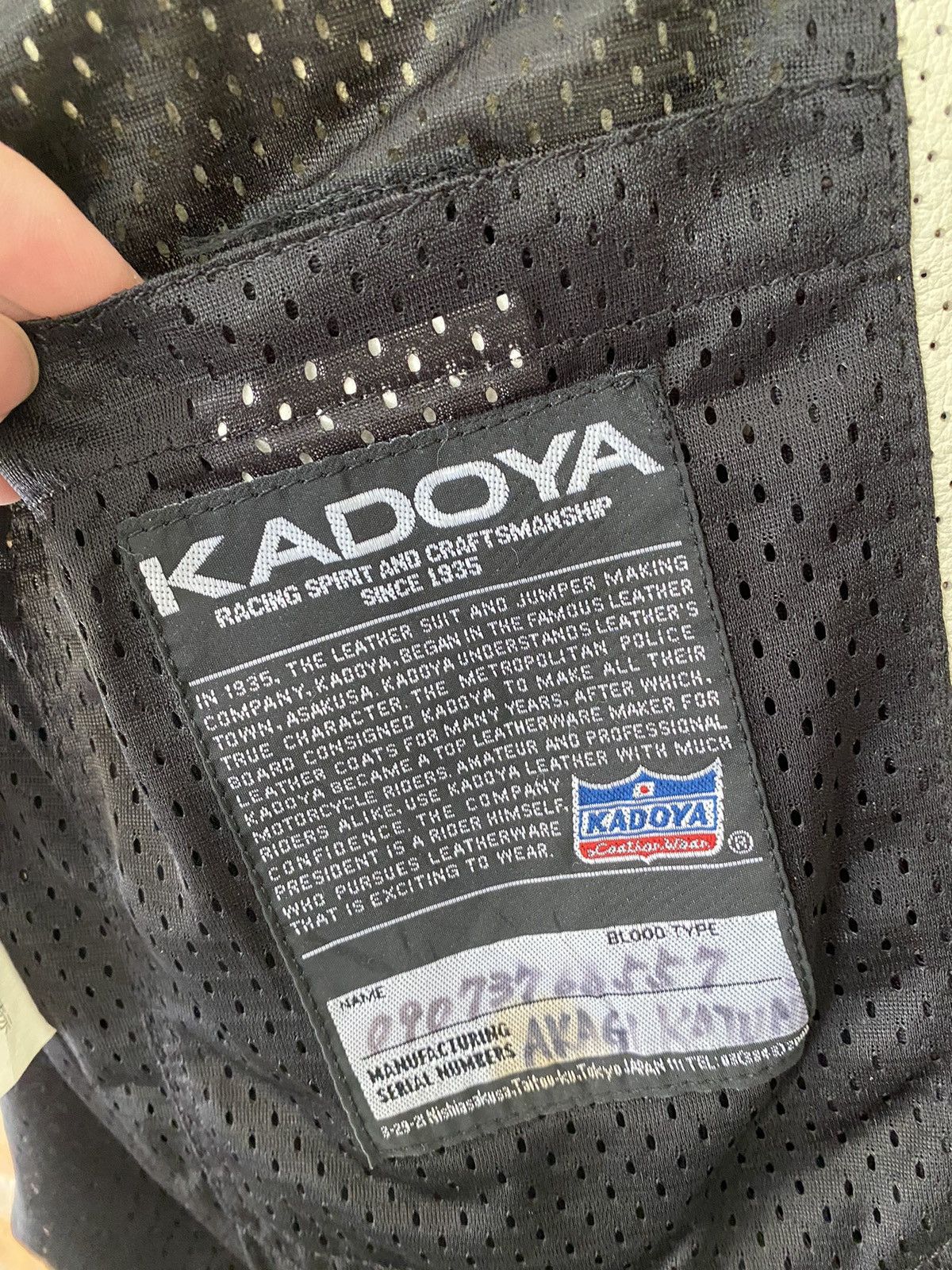 Kadoya 1990s Kadoya K’s Leather Black Horse Racing Jacket Size US M / EU 48-50 / 2 - 21 Thumbnail