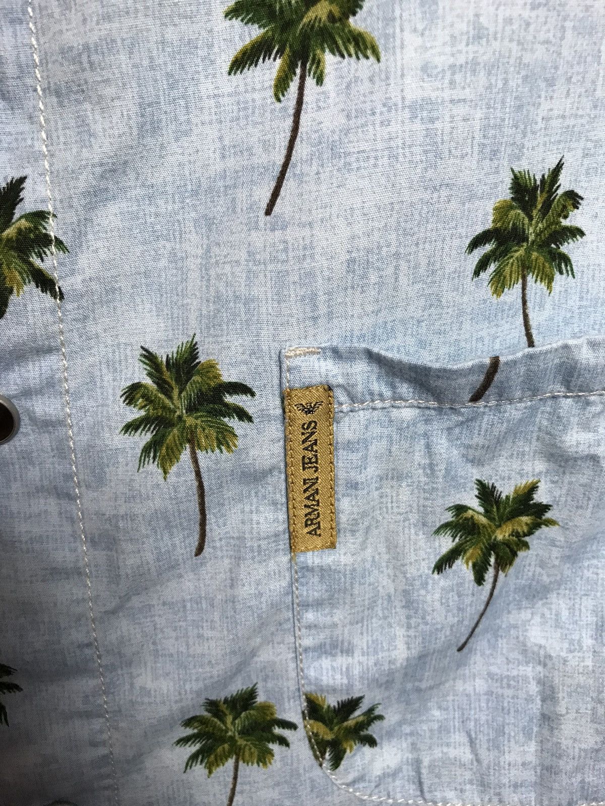 Armani × Vintage Vintage Armani streetwear crazy shirt Size US M / EU 48-50 / 2 - 4 Thumbnail