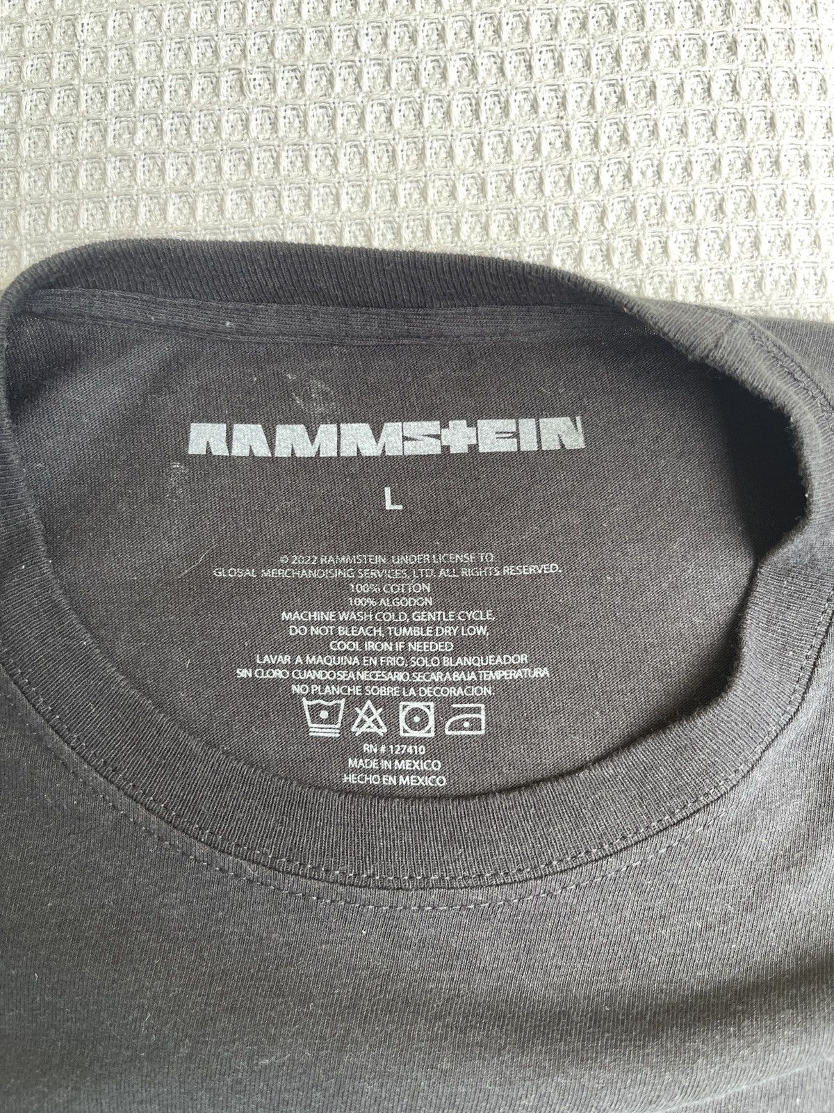Band Tees Last Drop🔥Rare🔥Vintage RAMMSTEIN Rock Band T Shirt Size US L / EU 52-54 / 3 - 5 Thumbnail