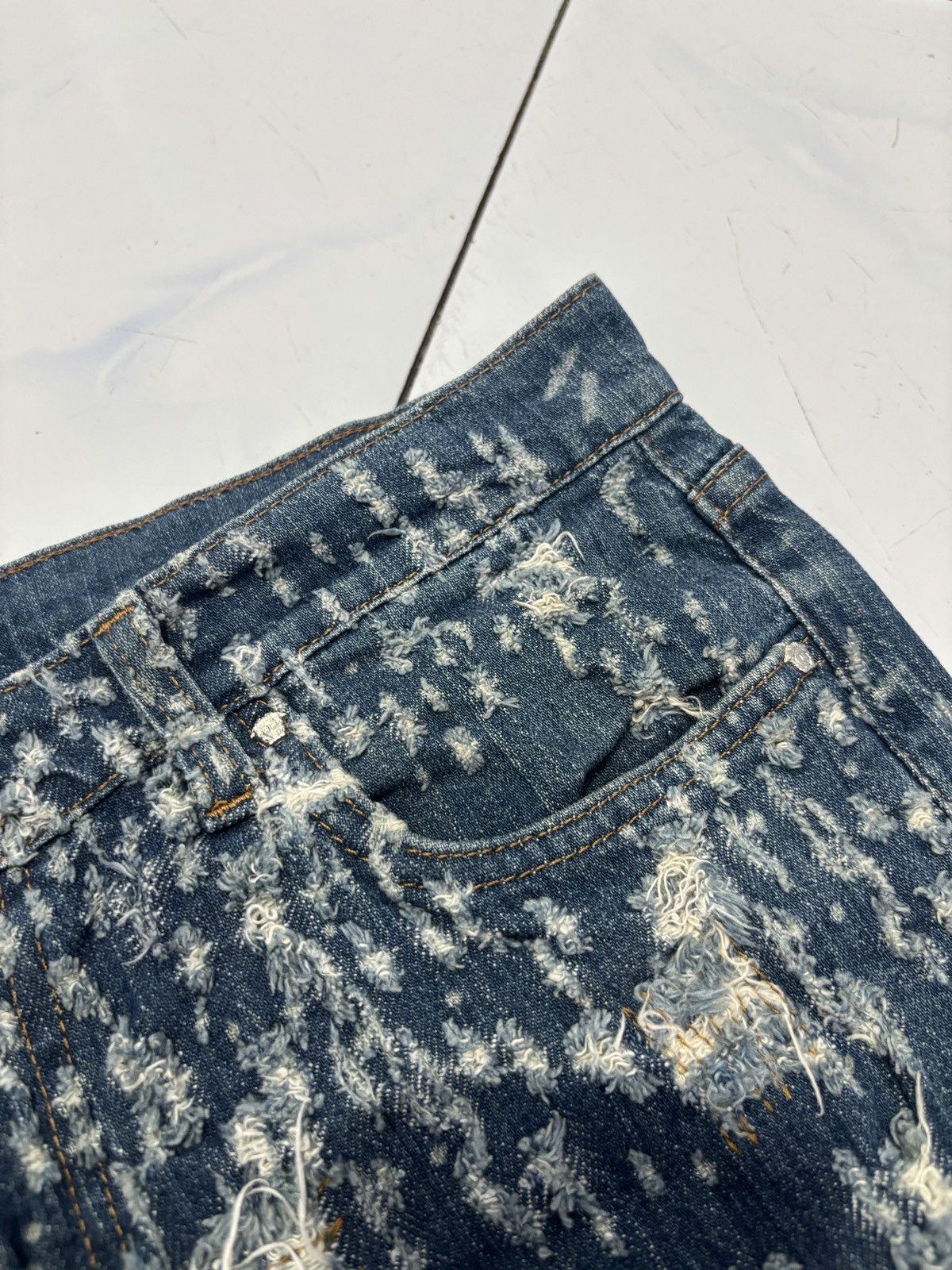 Versace Jeans Couture × Vintage Versace Longpants Fullcracky Size US 34 / EU 50 - 5 Thumbnail