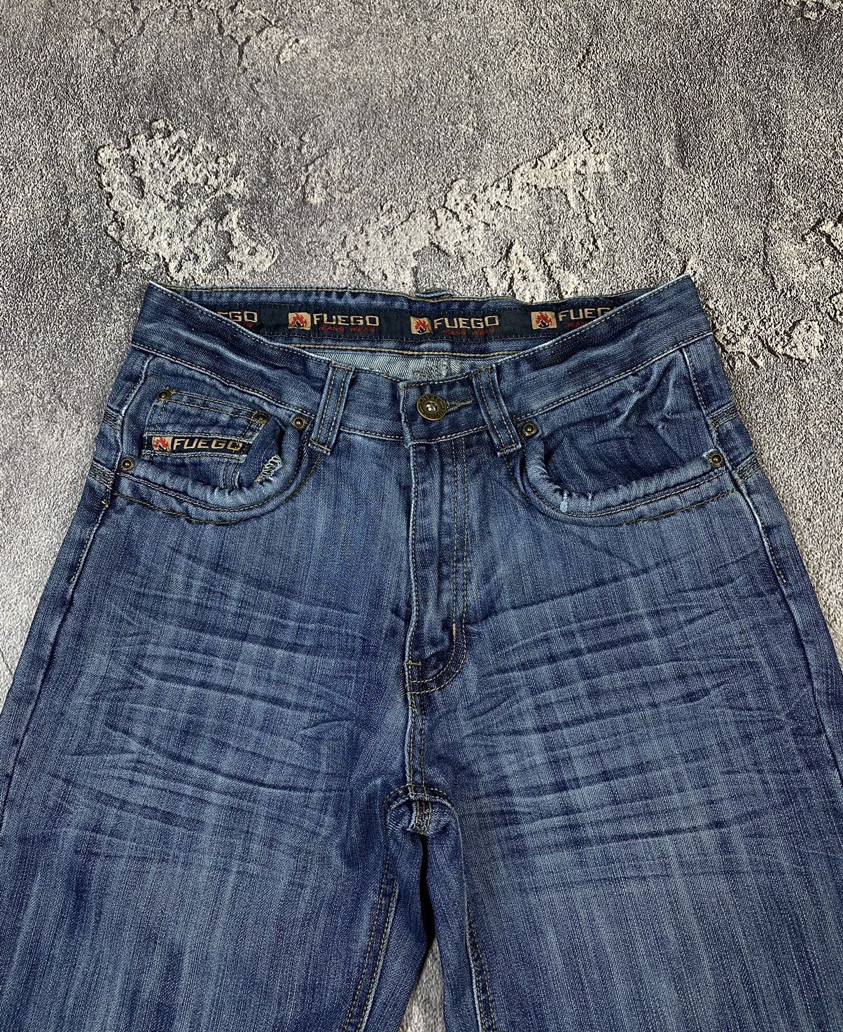 If Six Was Nine Y2K Crazy Blue Washed If Six Was Nine 2000s Jeans Size US 28 / EU 44 - 7 Thumbnail