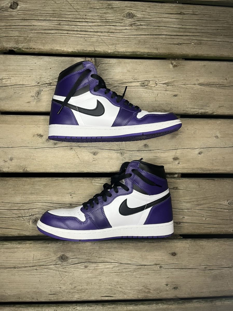 Jordan Brand Air Jordan Retro 1 High OG Court Purple 2.0 Size US 9 / EU 42 - 2 Thumbnail