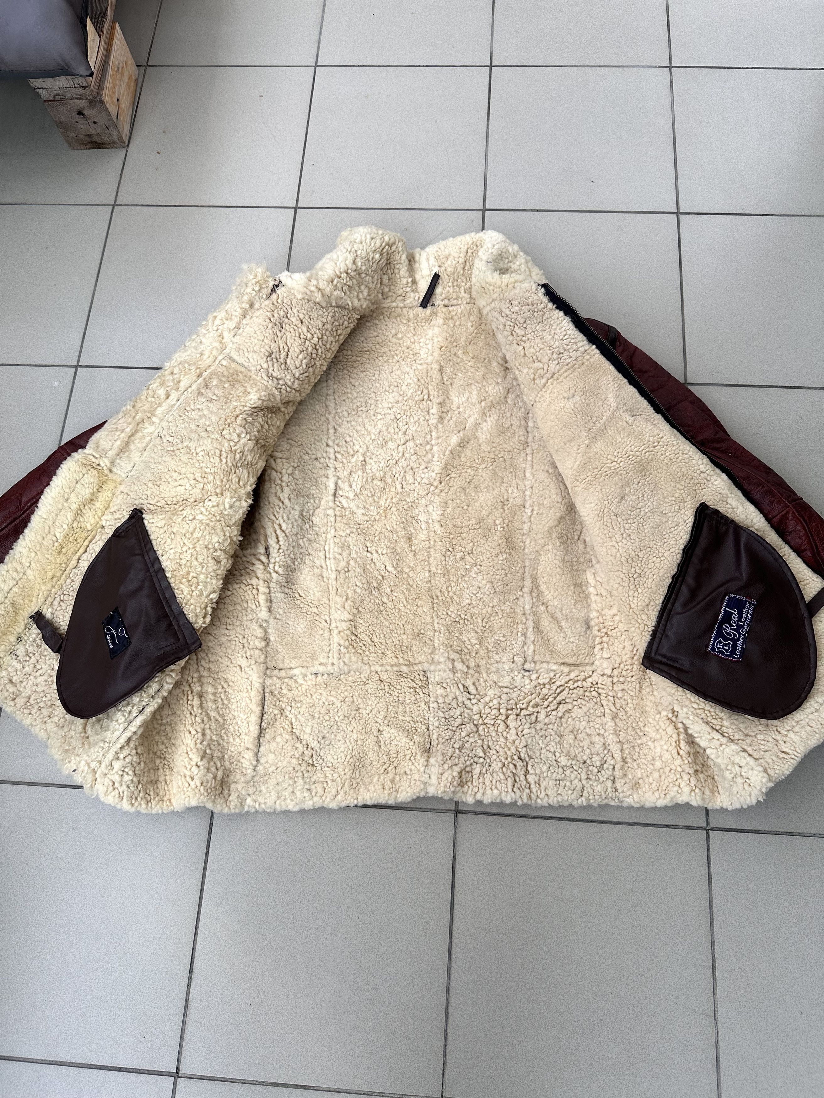 Vintage Rare Vintage Aviator leather jacket sheepskin shearling B-2 Size US XXL / EU 58 / 5 - 9 Thumbnail