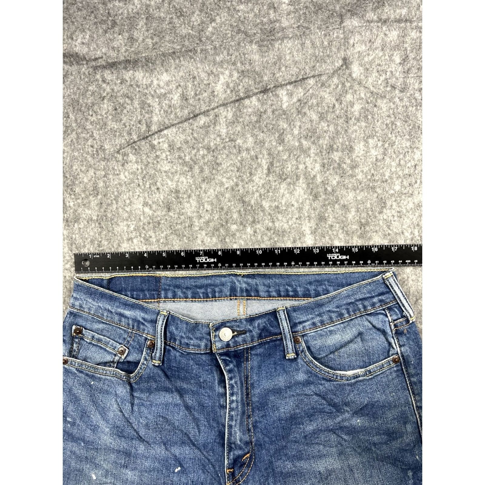 Levi's Levi's 504 Jeans Men Regular Fit Straight Size 33x32 Blue Denim Mid Rise 5-Pocket Zipper Logo Stretch Size US 33 - 5 Thumbnail