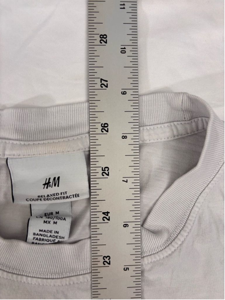 H&M Men's H&M Graphic T-Shirt Size M White Size US M / EU 48-50 / 2 - 5 Thumbnail