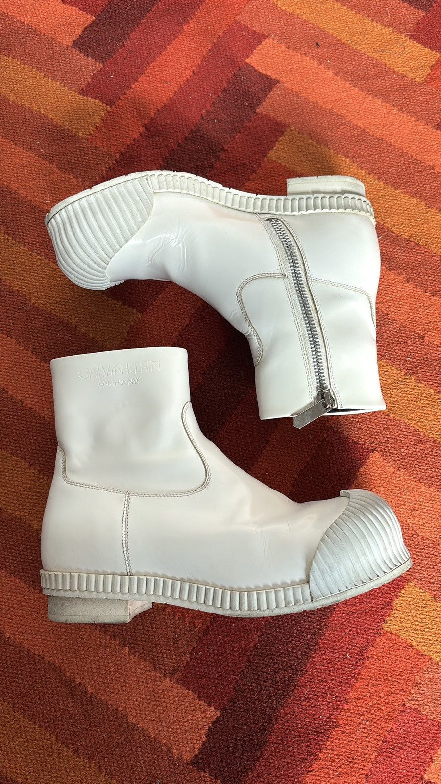 Raf Simons Raf Simons Calvin Klein Fireman Rubber Toe Boots Size US 8.5 / IT 38.5 - 5 Thumbnail
