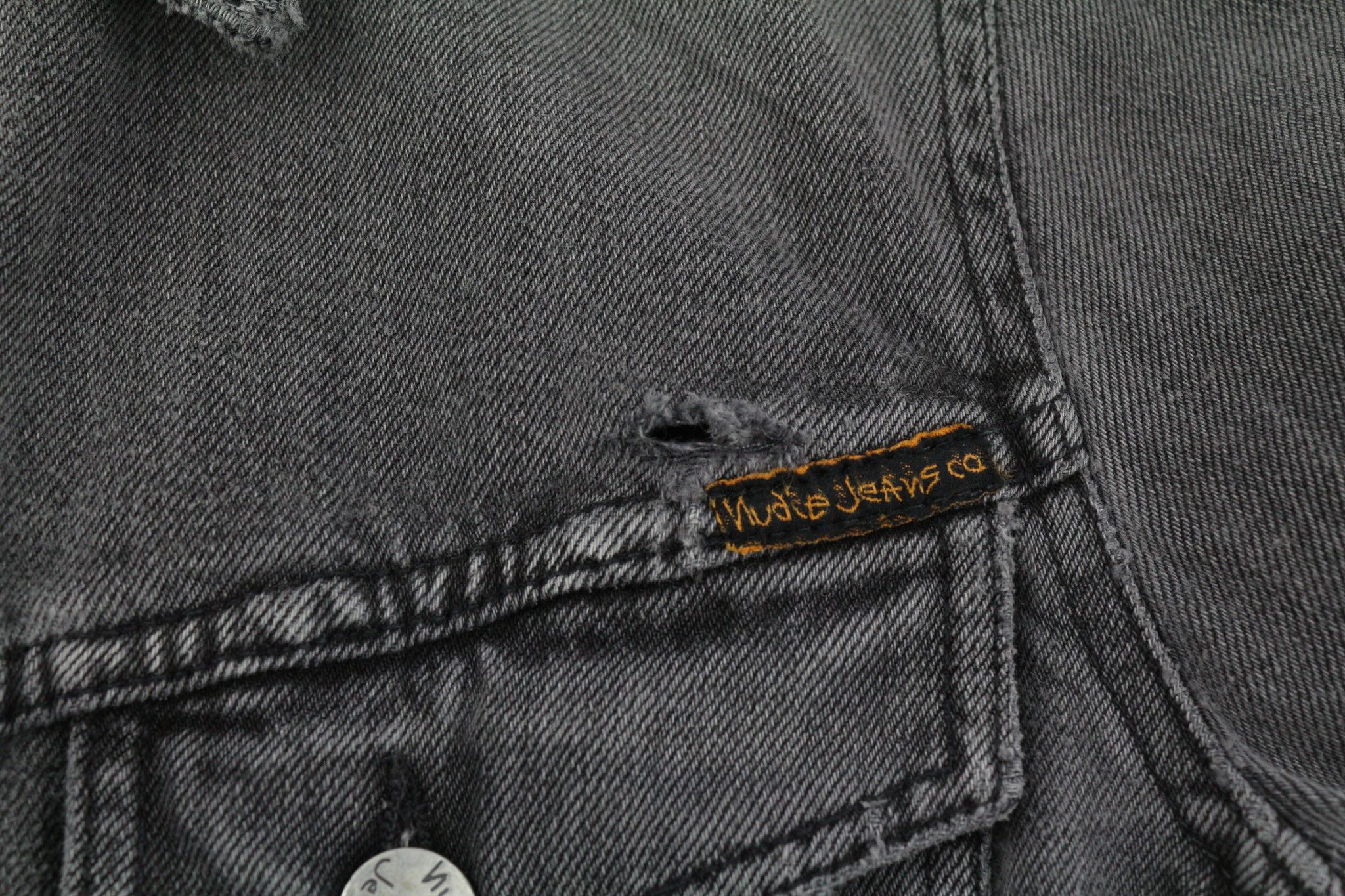Nudie Jeans BILLY S Desolation Grey Polo Patch Pockets Jacket 82466 Size US S / EU 44-46 / 1 - 8 Thumbnail