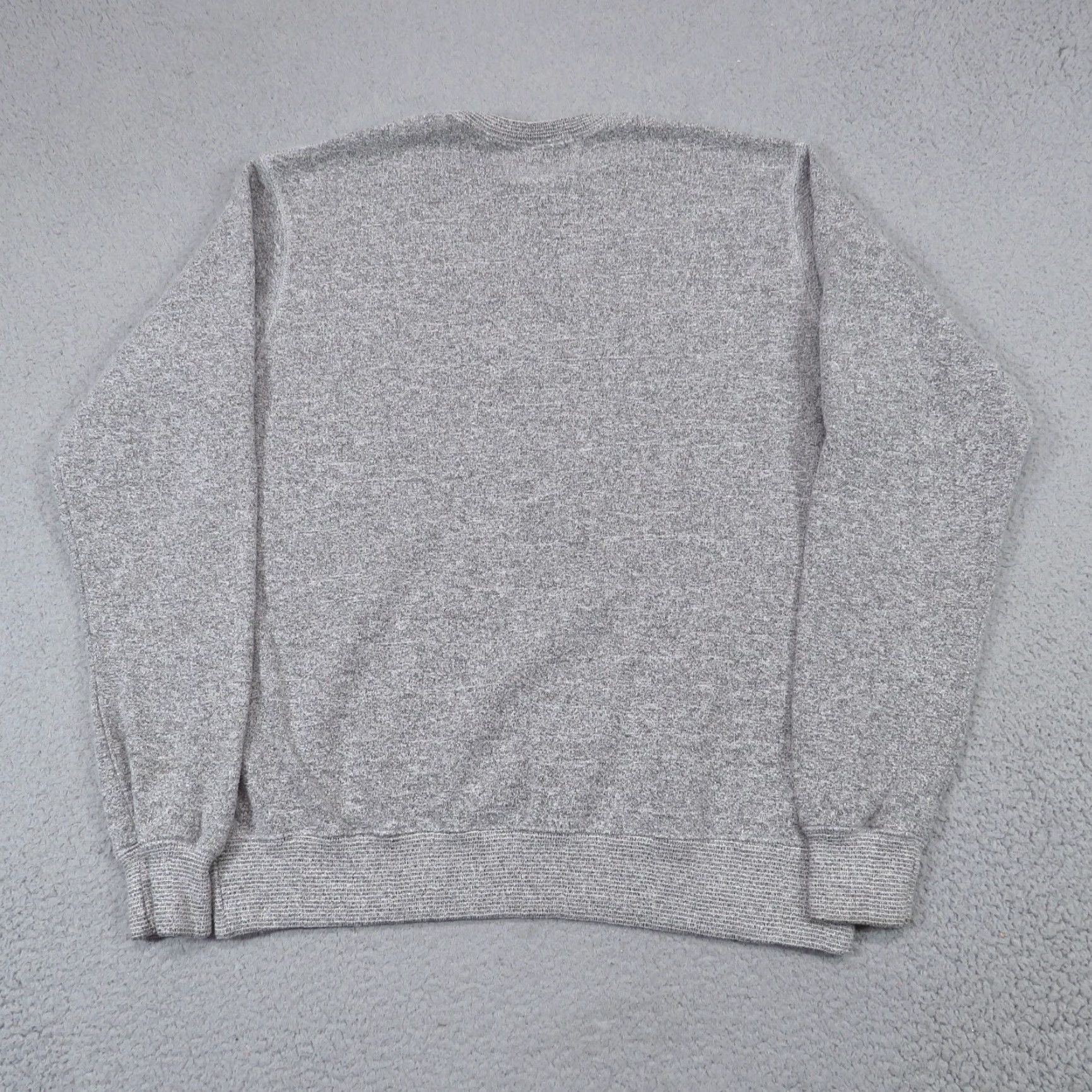 Vintage Iron and Resin Sweatshirt Mens Large Heather Grey V Stitch Terry Fleece Pullover Size US L / EU 52-54 / 3 - 6 Thumbnail