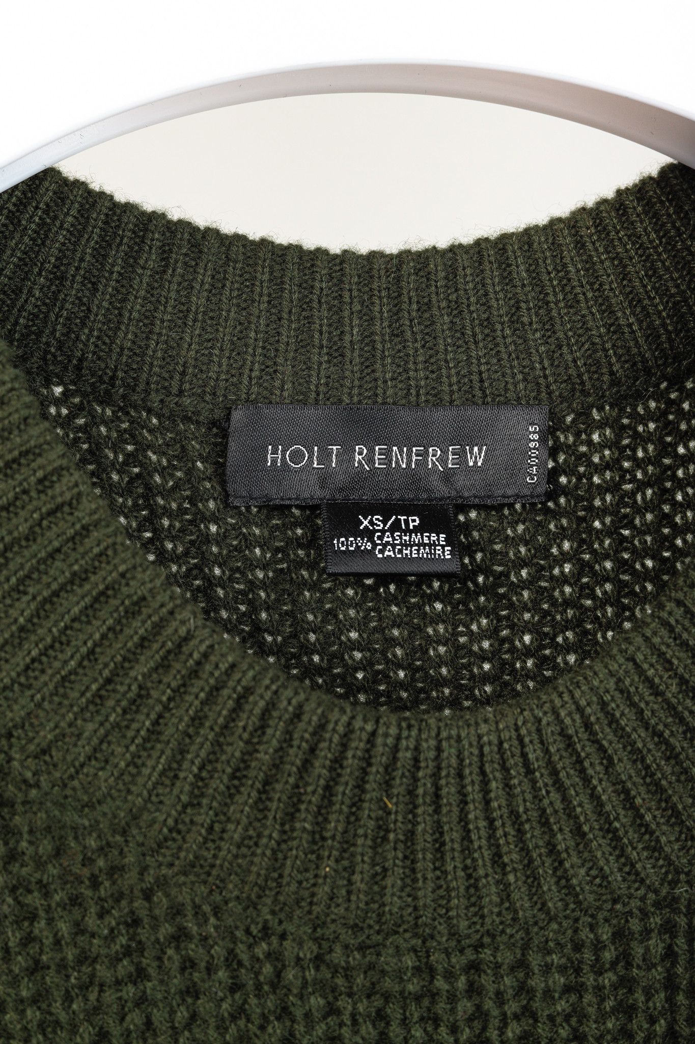 Holt Renfrew Holt Renfrew Green Cashmere Side-Zipper Sweater Vest Size XS / US 0-2 / IT 36-38 - 4 Thumbnail