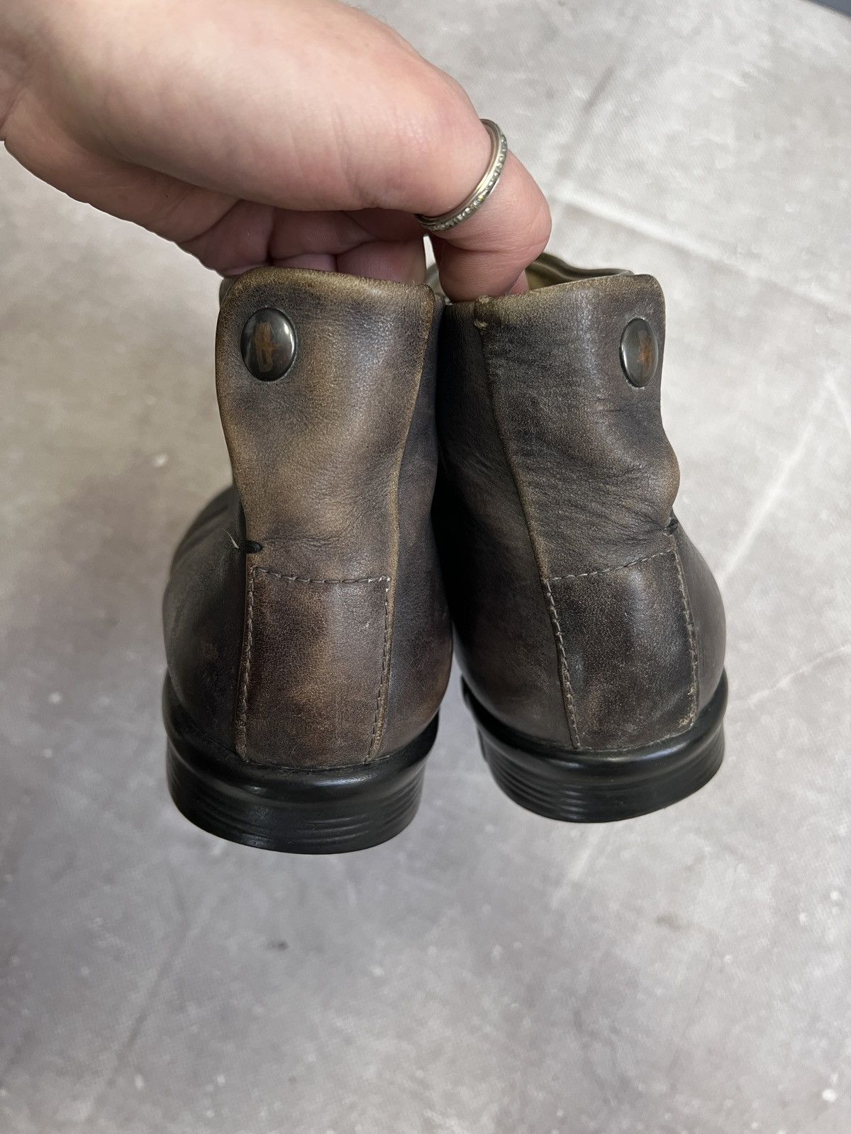 Dirk Bikkembergs Dirk Bikkembergs leather distressed boots 2000s archive Size US 8.5 / IT 38.5 - 9 Thumbnail