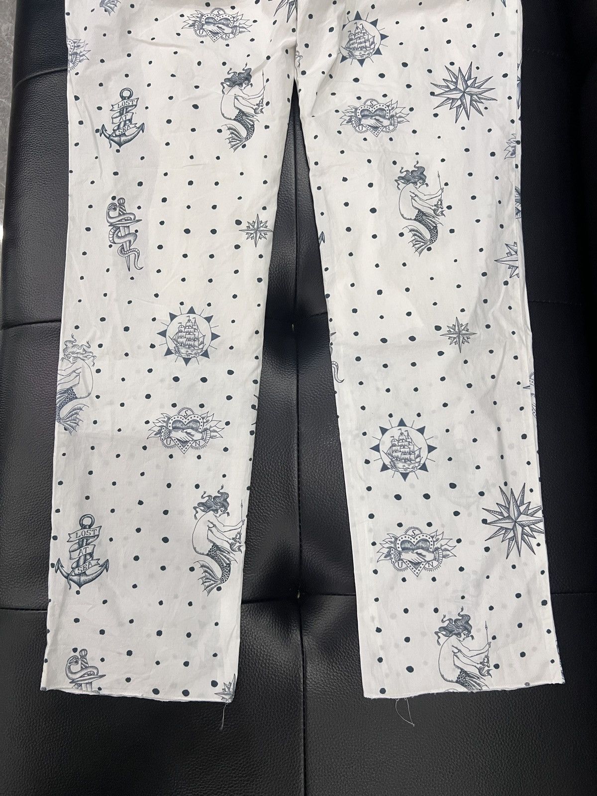 Alexander McQueen Alexander McQueen Runway Nautical Tattoo Mermaid / Anchor / Size US 32 / EU 48 - 7 Thumbnail