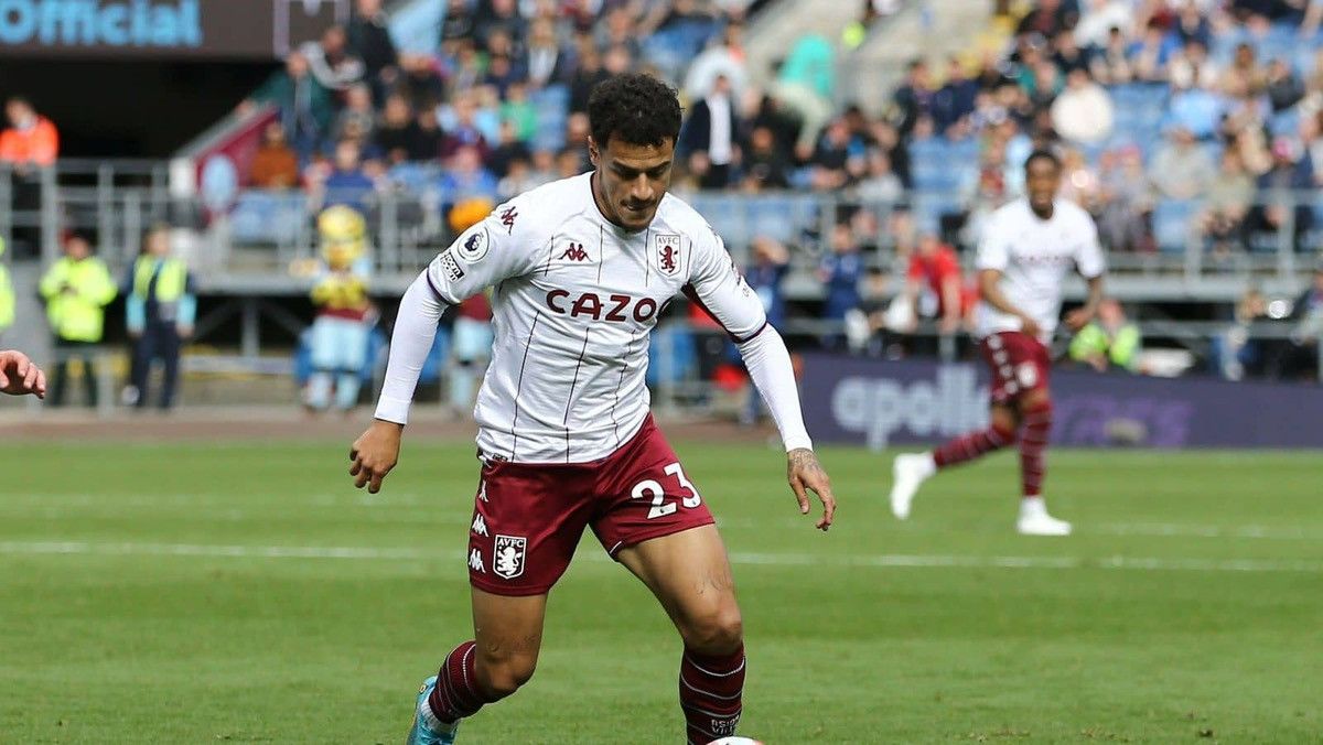 Kappa ASTON VILLA KAPPA 2021/2022 SOCCER AWAY JERSEY #23 COUTINHO Size US XXL / EU 58 / 5 - 16 Thumbnail