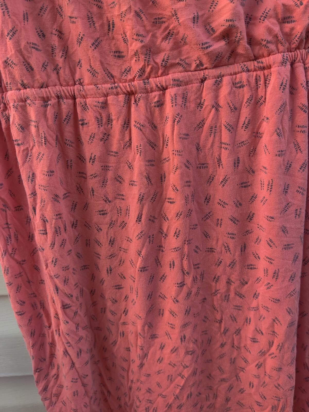 Other Ann Taylor LOFT Dress Sz Medium M Orange Black Round Neck Size M / US 6-8 / IT 42-44 - 5 Thumbnail