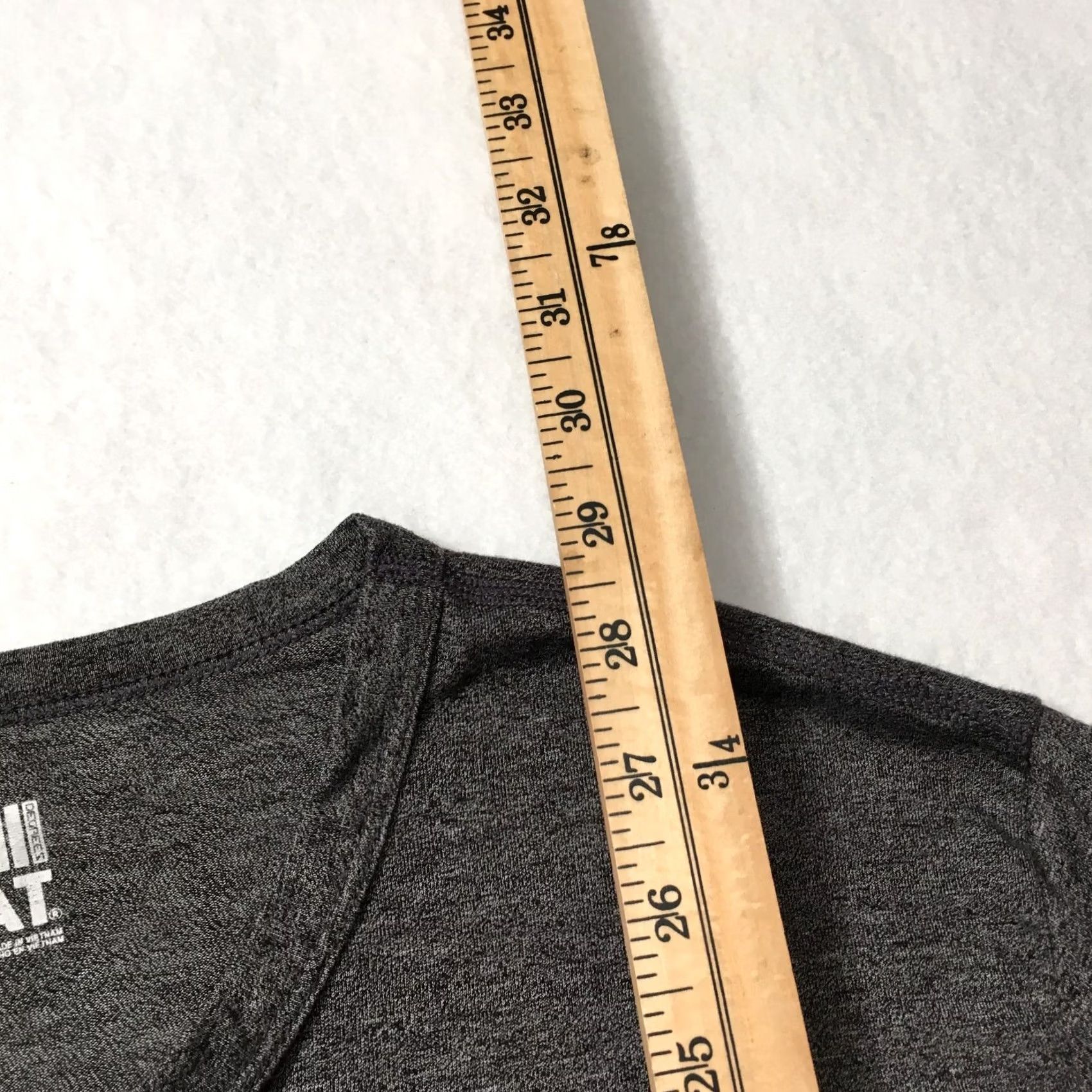 Vintage 32 Degrees Heat Men Shirt Large Black Polyester Blend Long Sleeve Pullover Tshirt Size US XL / EU 56 / 4 - 5 Thumbnail