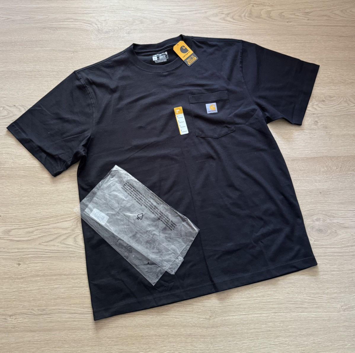Carhartt Carhartt Wokwear Loose Fit Baggy Black Pocket T-Shirt Size US XL / EU 56 / 4 - 1 Thumbnail