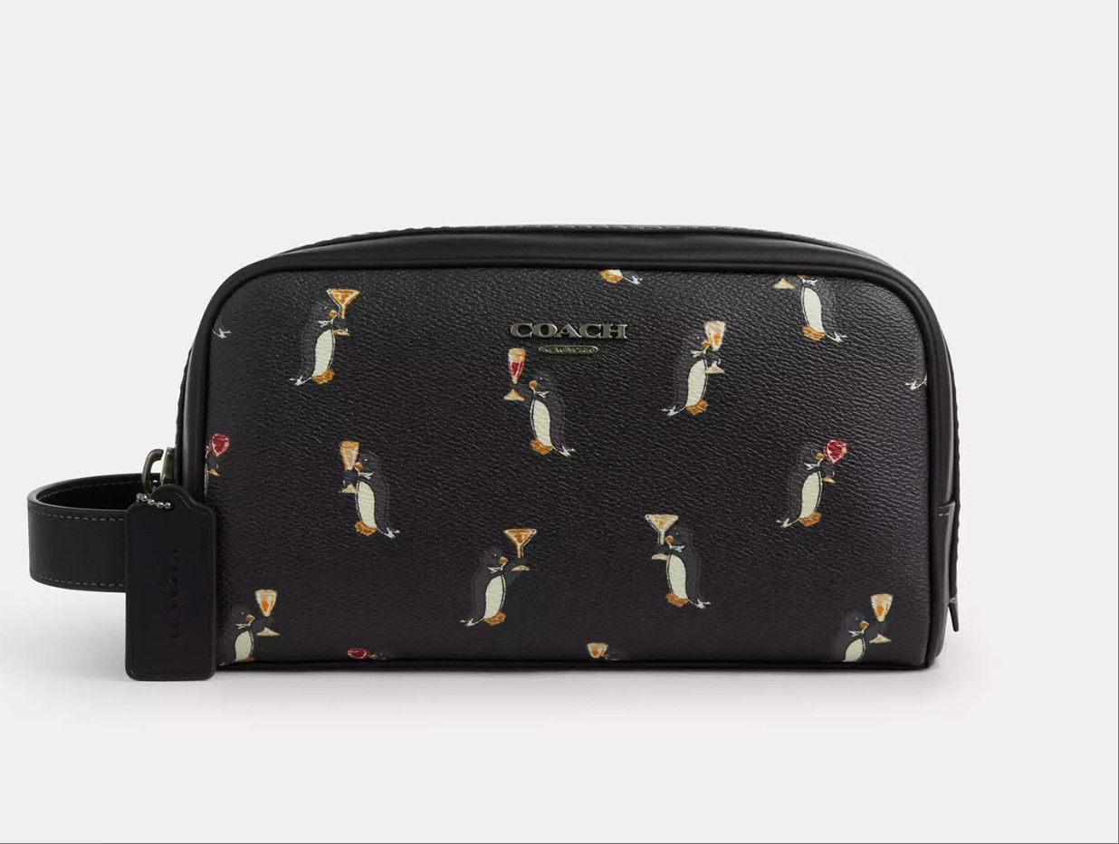 Coach Small Travel Kit With Penguin Print CCP95 Size ONE SIZE - 9 Thumbnail