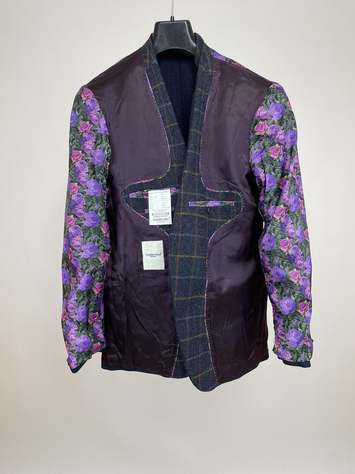 Other CLAUDIO LUGLI PREMIUM Tweed Wool Blazer Mens size 50 Size 50R - 7 Thumbnail