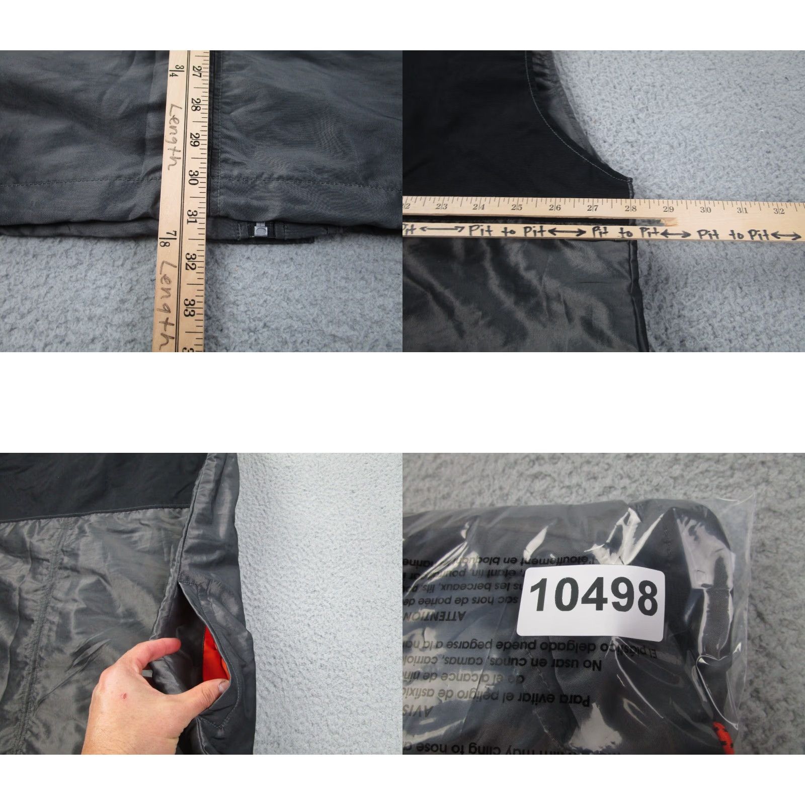 Fubu VINTAGE FUBU Jacket Windbreaker Mens 2XL Gray Hip Hop Baggy Nylon Sleeveless Zip Coat Powered by Pockets Size US XXL / EU 58 / 5 - 9 Thumbnail