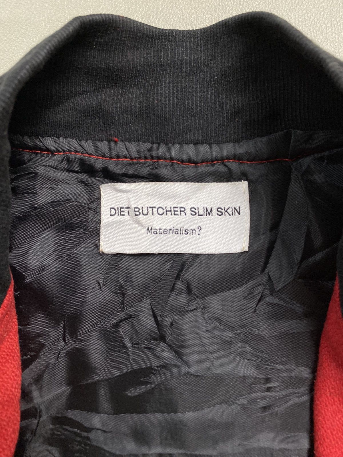 Diet Butcher Slim Skin DBSS Snap Button Varsity Jacket Size US M / EU 48-50 / 2 - 6 Thumbnail