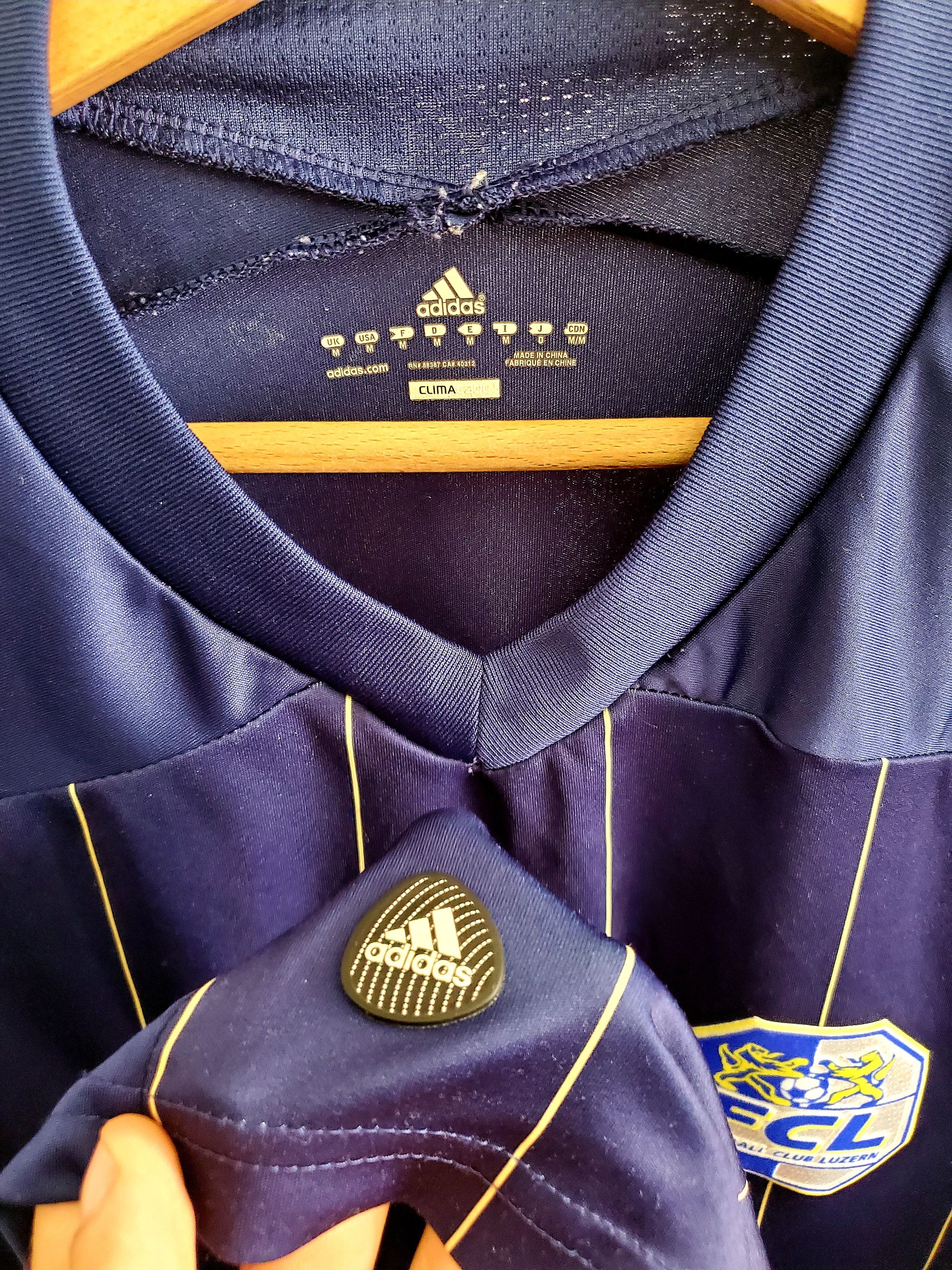 Adidas × Jeremy Scott FC Luzern 2012-13 Home adidas soccer jersey size M Size US M / EU 48-50 / 2 - 3 Thumbnail