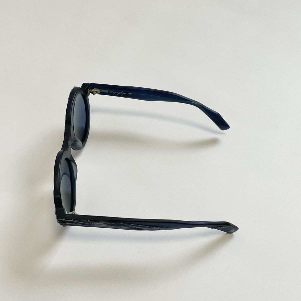Yohji Yamamoto YY 5019 Blue Round Frame Sunglasses Size ONE SIZE - 8 Thumbnail