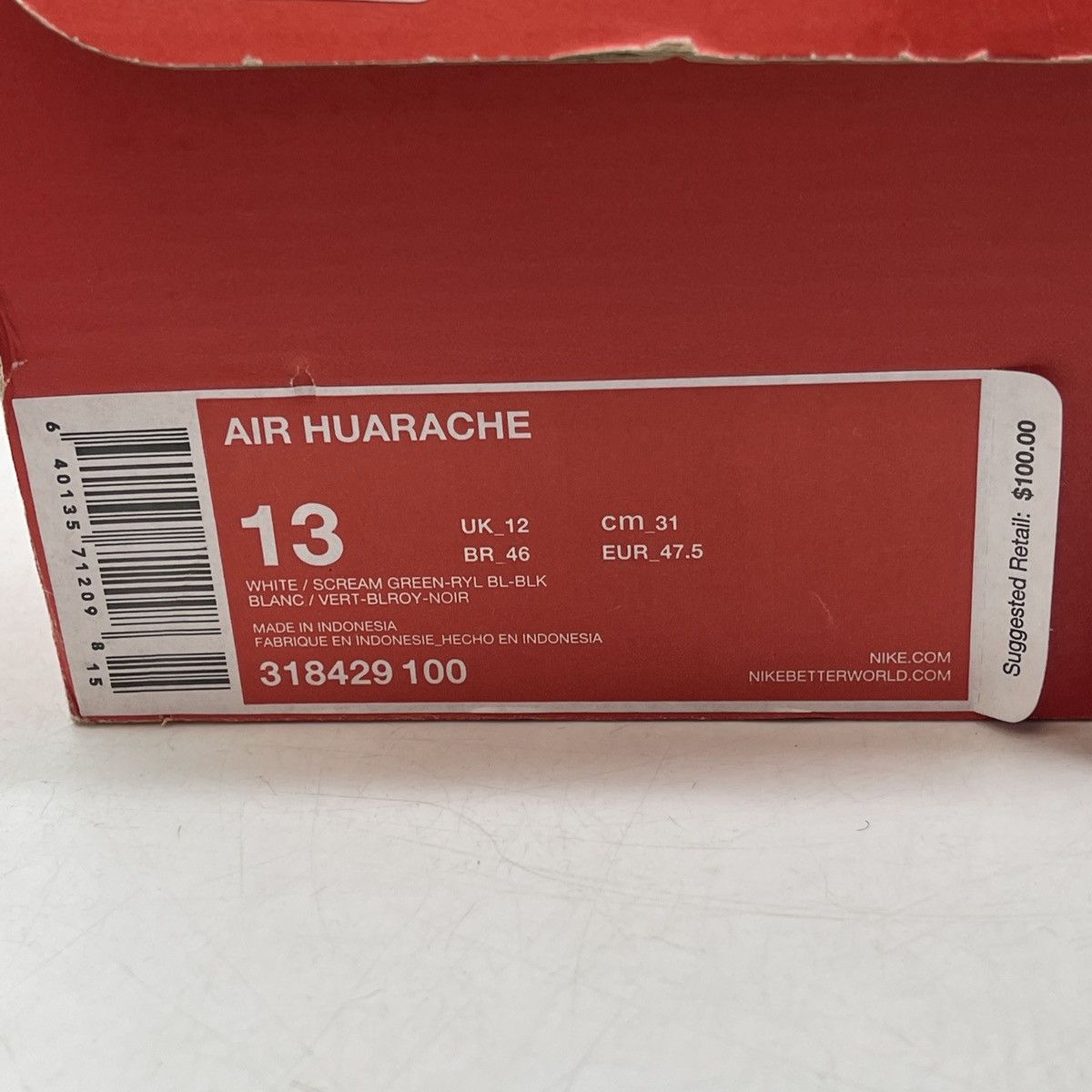 Nike Air huarache scream green Size US 13 / EU 46 - 9 Thumbnail