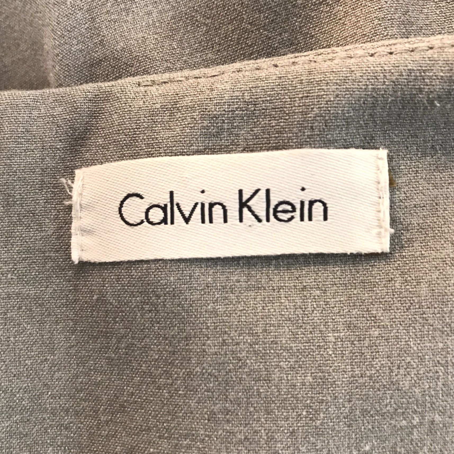Calvin Klein Calvin Klein Lt Gray Sleeveless Career Midi Dress Womens Size 12 Size XL / US 12-14 / IT 48-50 - 7 Thumbnail