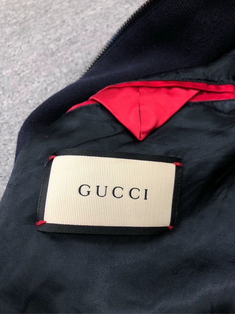 Gucci Gucci Black Cat Jacket Size 50-2506 Size US L / EU 52-54 / 3 - 3 Thumbnail