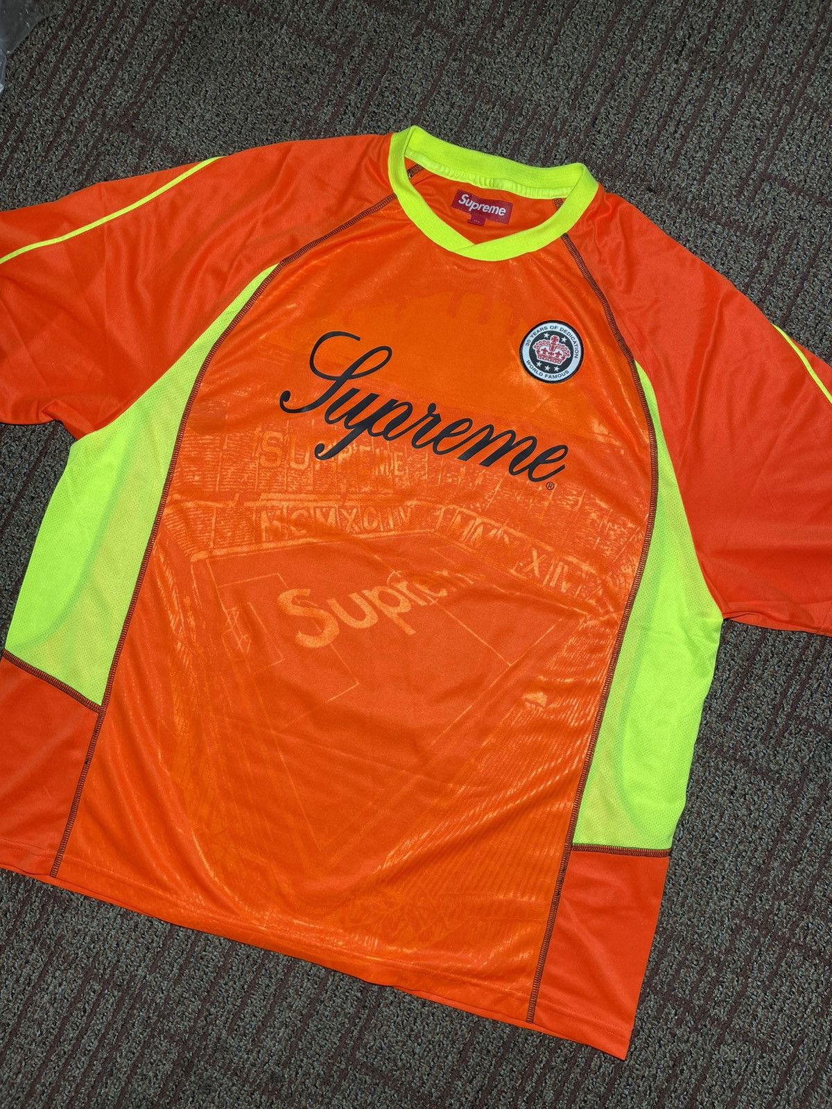 Supreme Supreme Jacquard Soccer Jersey | Grailed