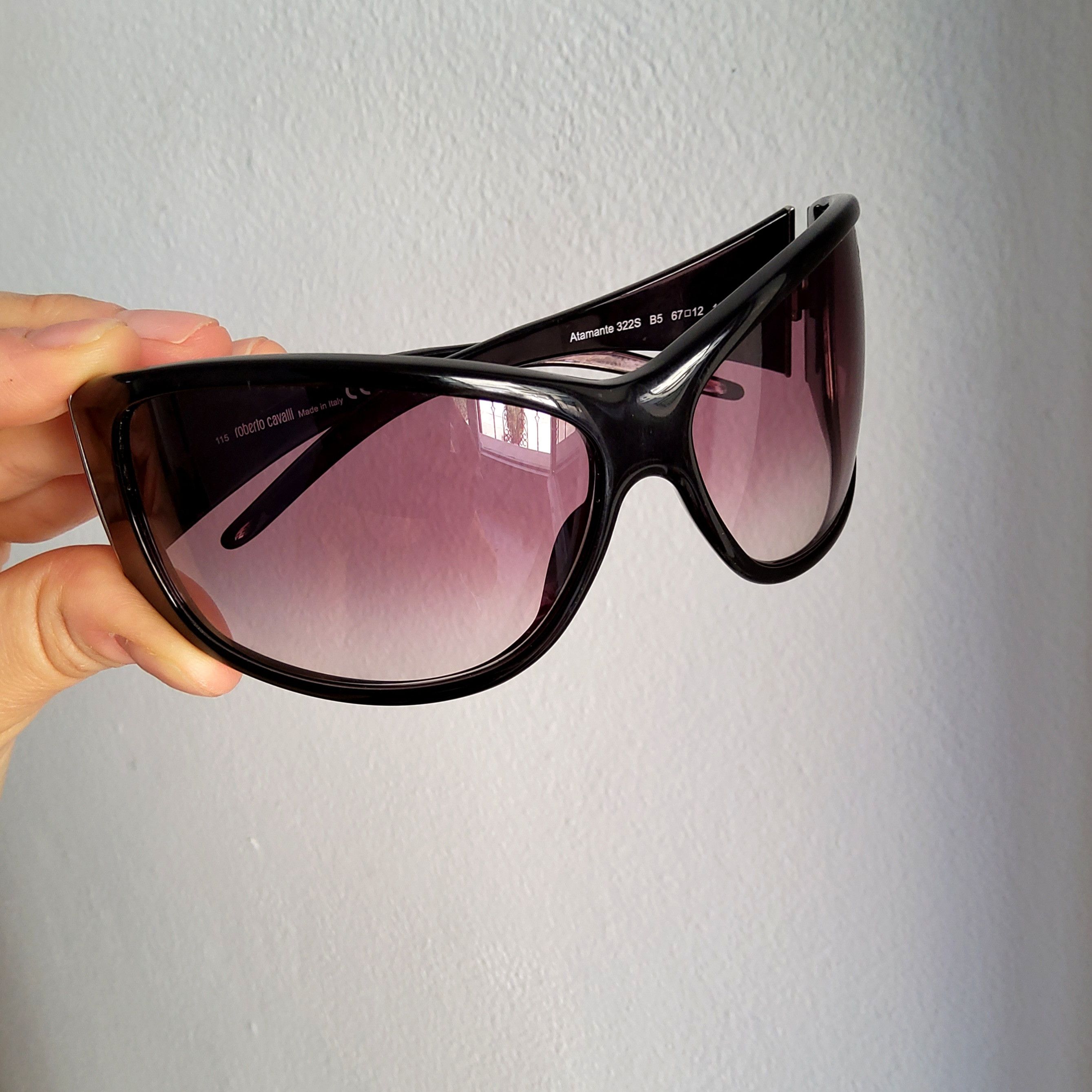 Roberto Cavalli Roberto Cavalli Atamante vintage 90s y2k mask sunglasses Size ONE SIZE - 9 Thumbnail