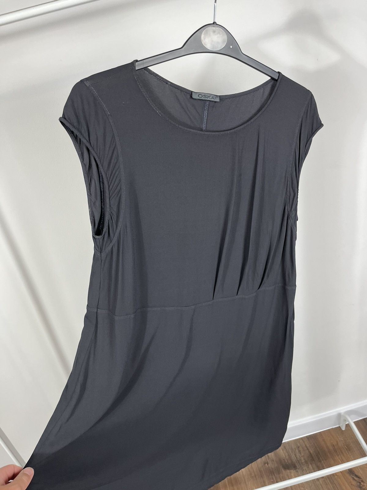 OSKA Oska Grey Sleeveless Mini Dress – Women’s Size 2 (M/L) Size M / US 6-8 / IT 42-44 - 7 Thumbnail