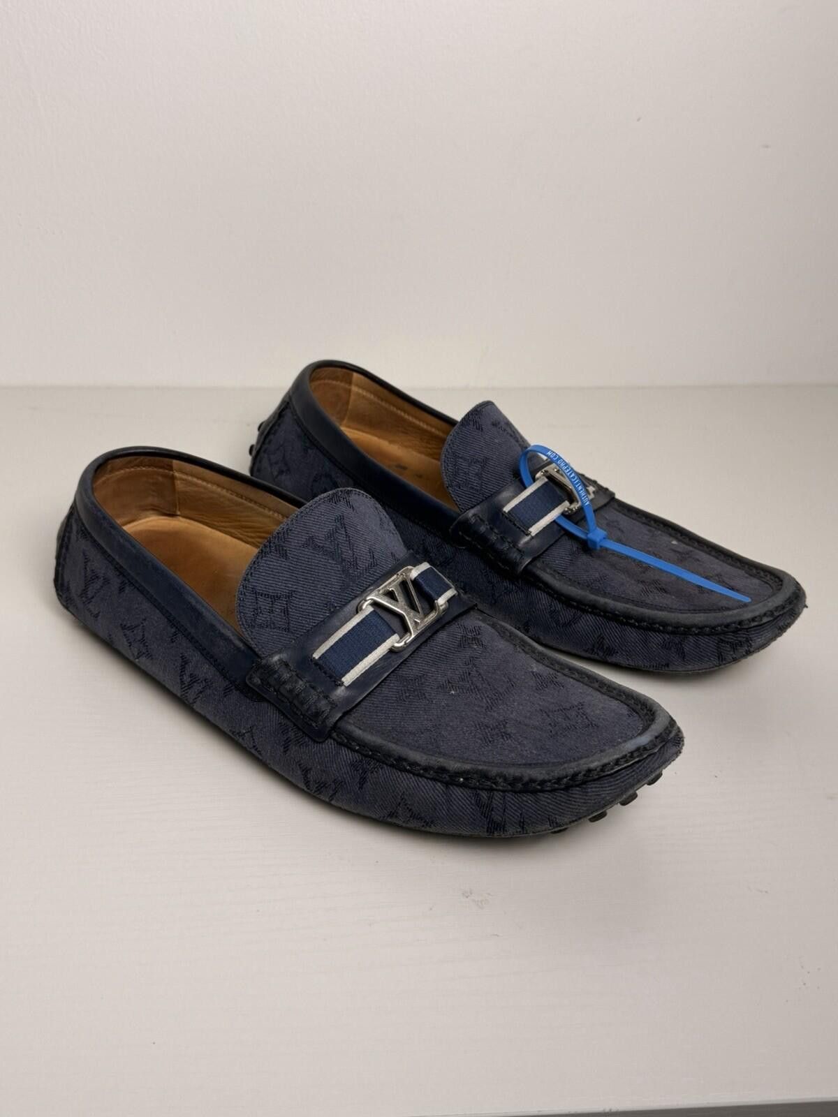 Louis Vuitton Louis Vuitton Men's Hockenheim Denim Monogram Loafer SZ 8 Size US 8 / EU 41 - 1 Thumbnail