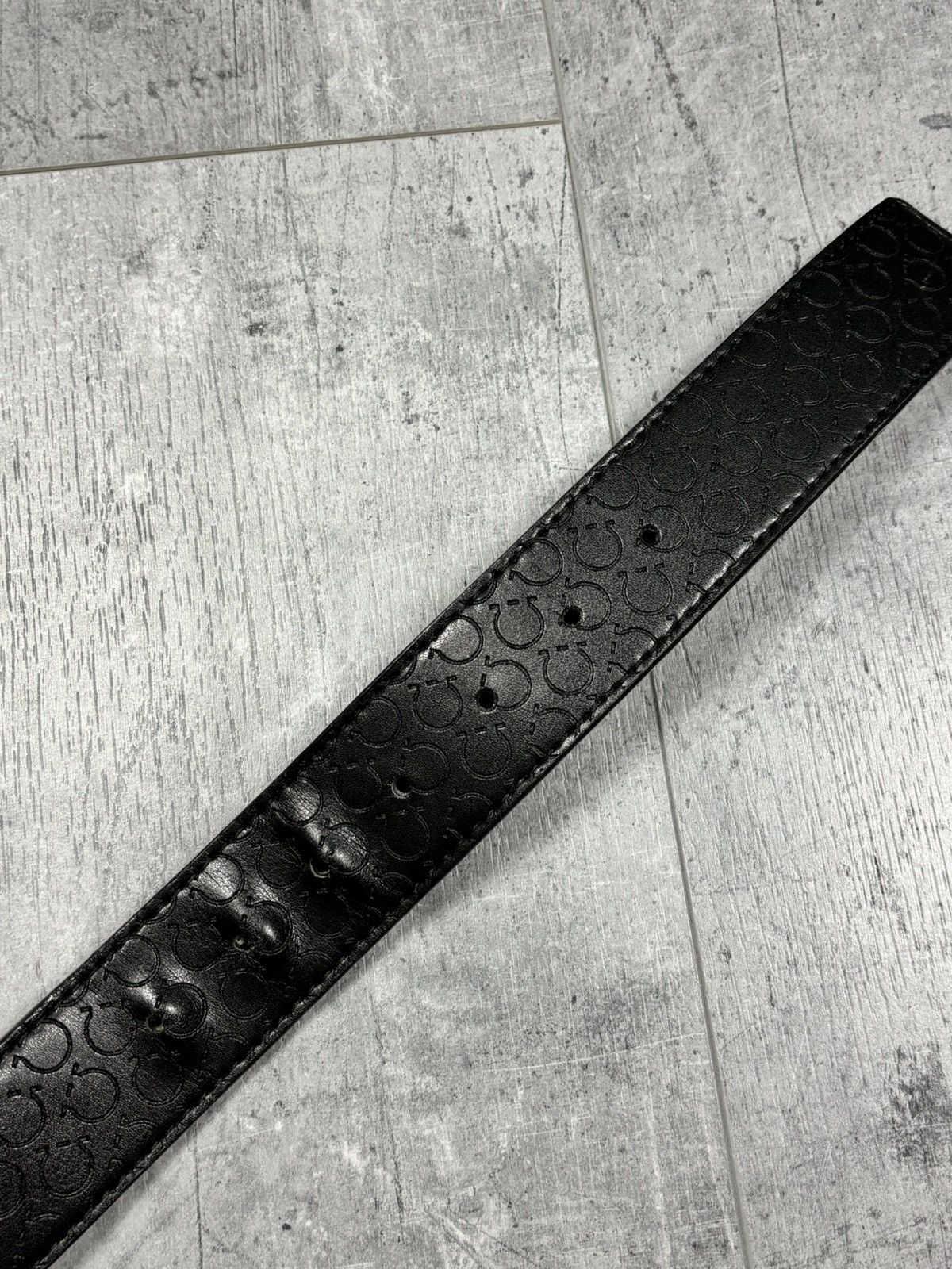 Salvatore Ferragamo Salvatore Ferragamo Black Belt Size 46 - 7 Thumbnail