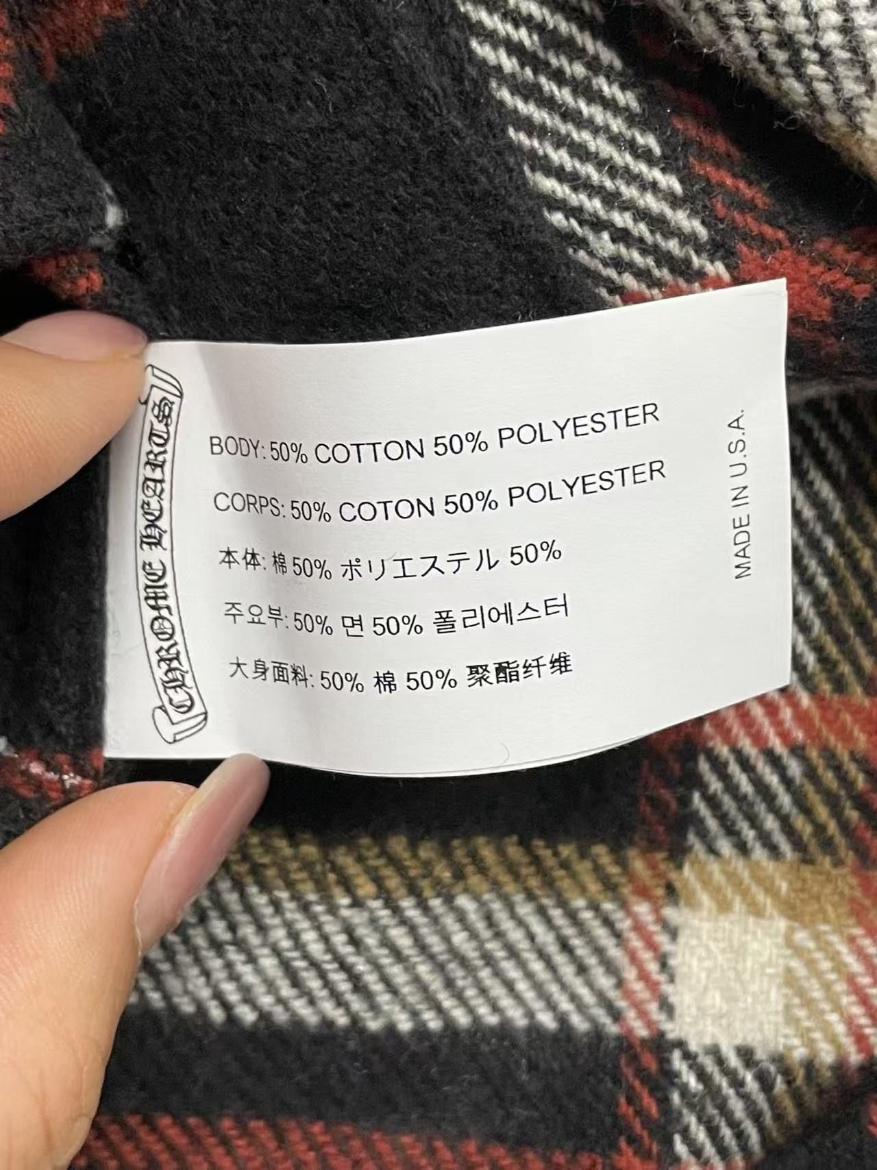 Chrome Hearts Chrome Hearts Work Dog Plaid Shirt Flannel Jacket Size US XS / EU 42 / 0 - 11 Thumbnail