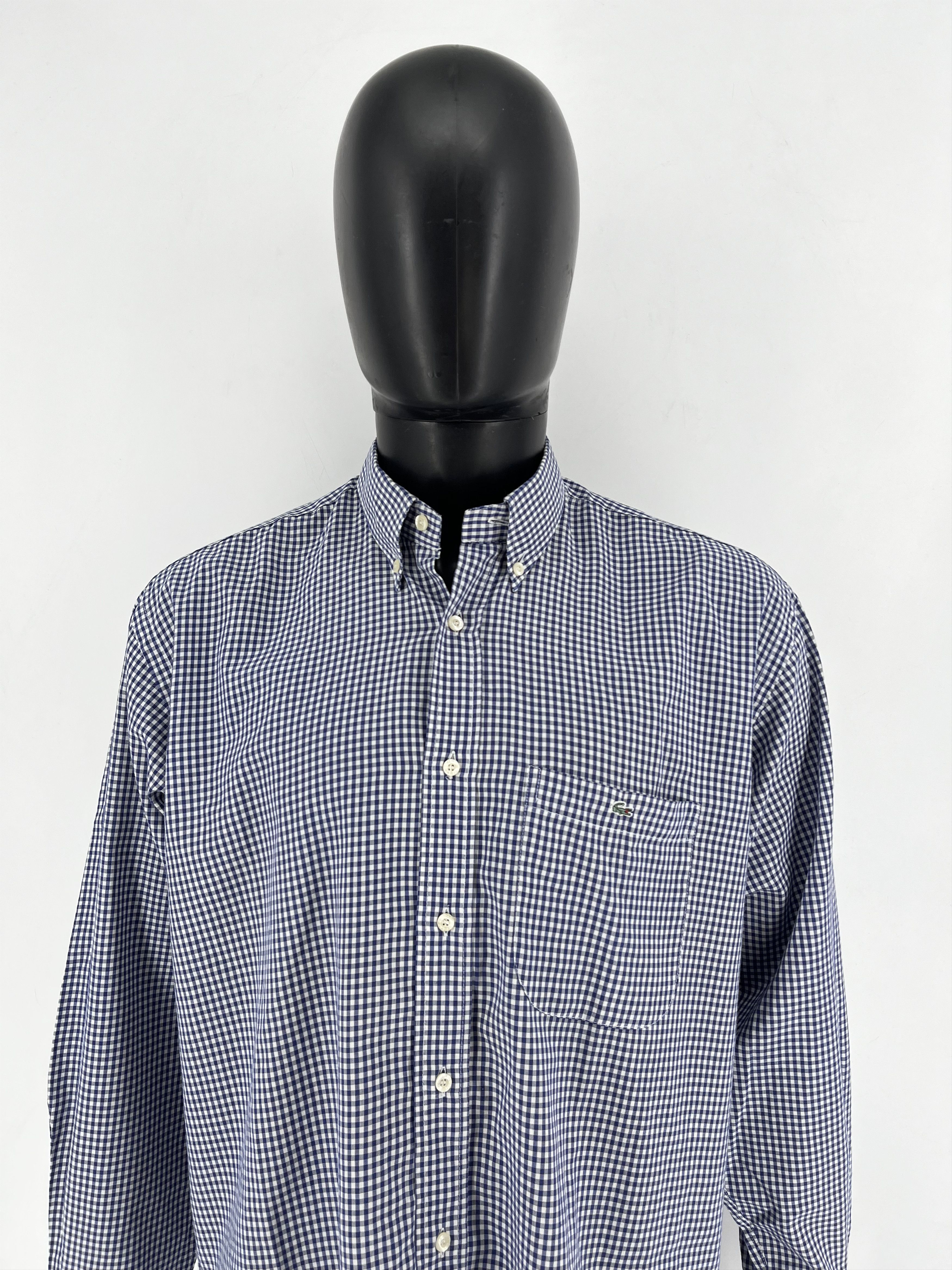 Lacoste Lacoste Long Sleeve Button Down Shirt Plaid Collared Size US M / EU 48-50 / 2 - 1 Thumbnail