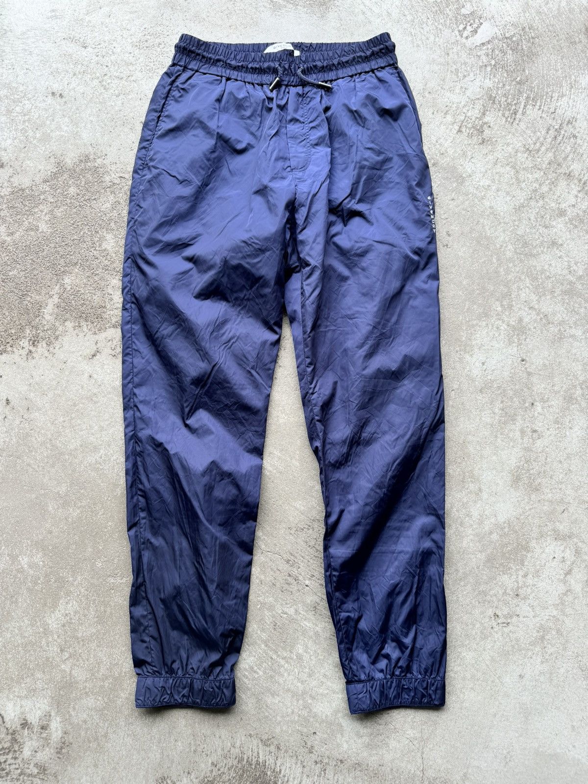 Image of Givenchy Track Pants Logo in Navy, Men's (Size 30)