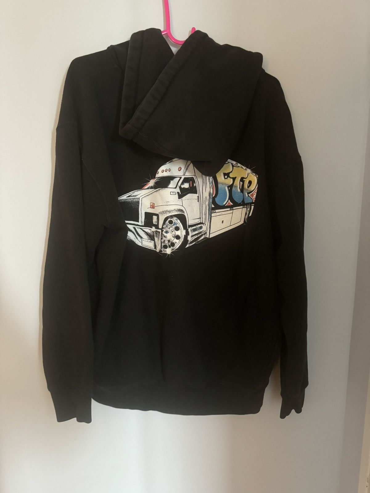 image of Fuck The Population Og Ftp Hoodie in Black, Men's (Size Large)