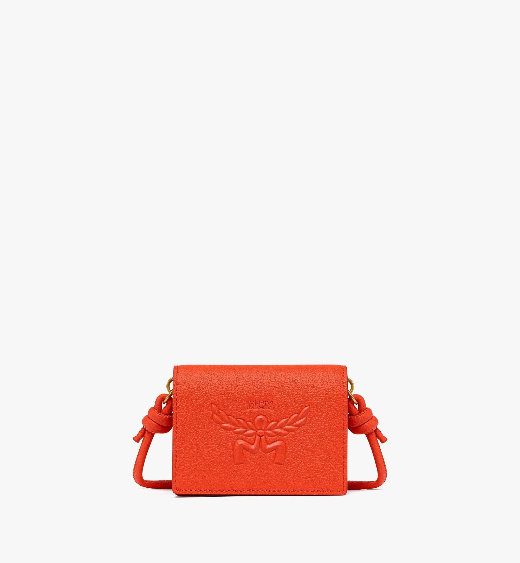 MCM o1mt1gz1224 Size: OS / Card Case in Orange Size ONE SIZE - 1 Thumbnail