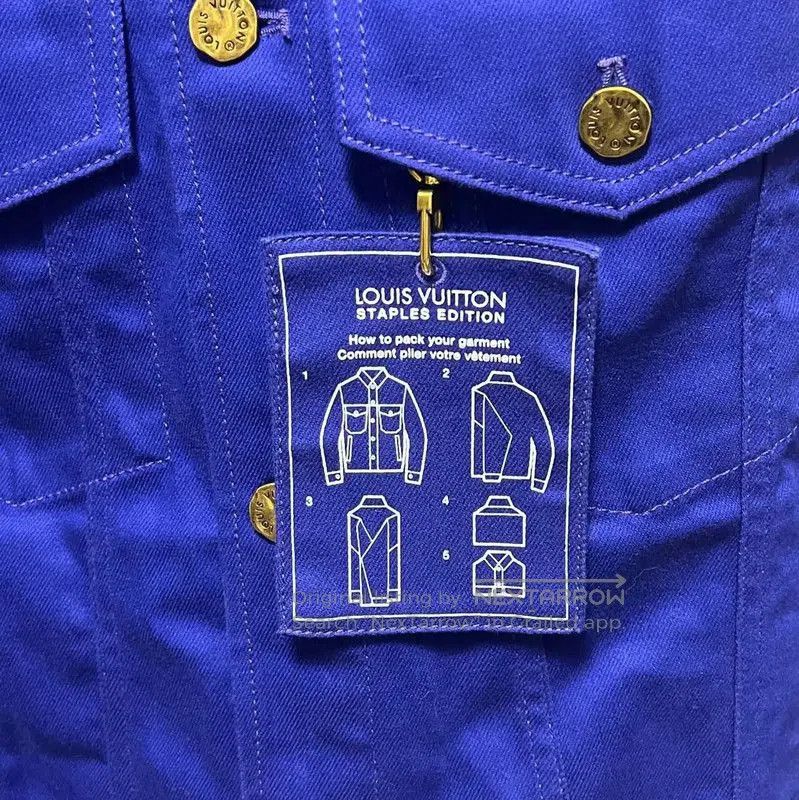 Louis Vuitton Louis Vuitton Men's Dark Blue Cotton Jacket . Size US M / EU 48-50 / 2 - 3 Thumbnail