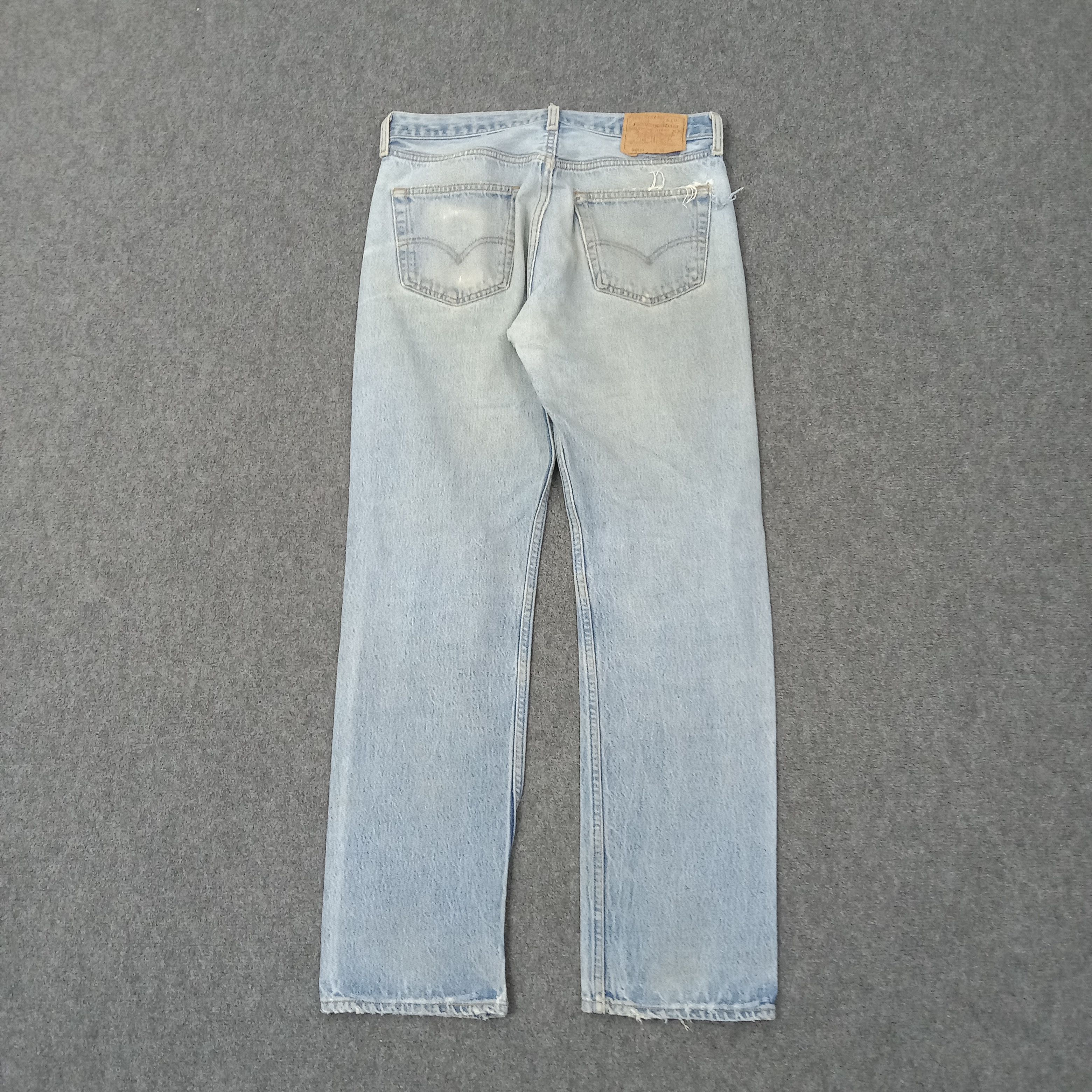 Levi's Levi's 501 American Grunge Denim Jeans C252N17 Size US 31 - 5 Thumbnail
