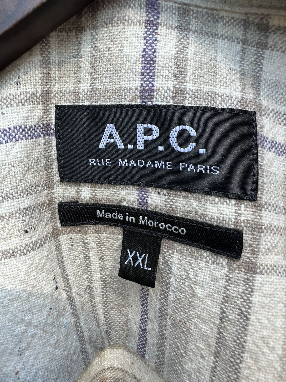 A.P.C. A.P.C. Trek Shirt Size US XXL / EU 58 / 5 - 3 Thumbnail