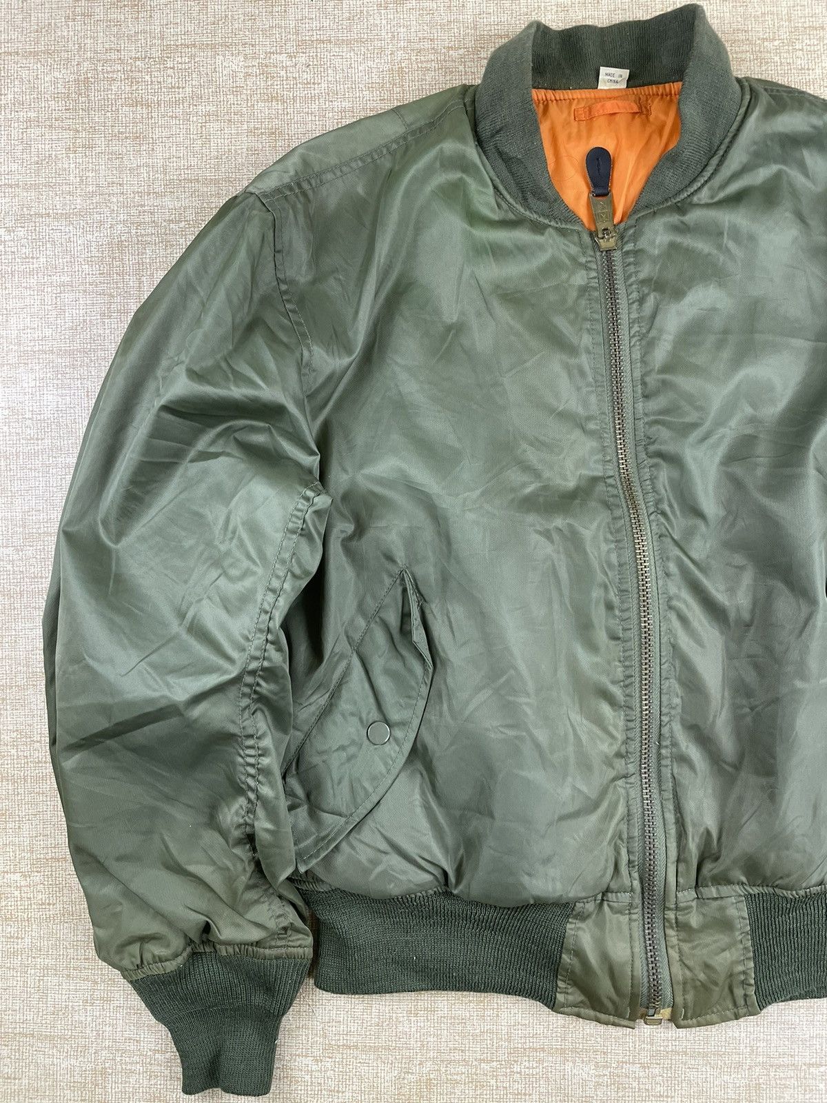 Vintage Alpha Industries Style Type Ma-1 Bomber Jacket