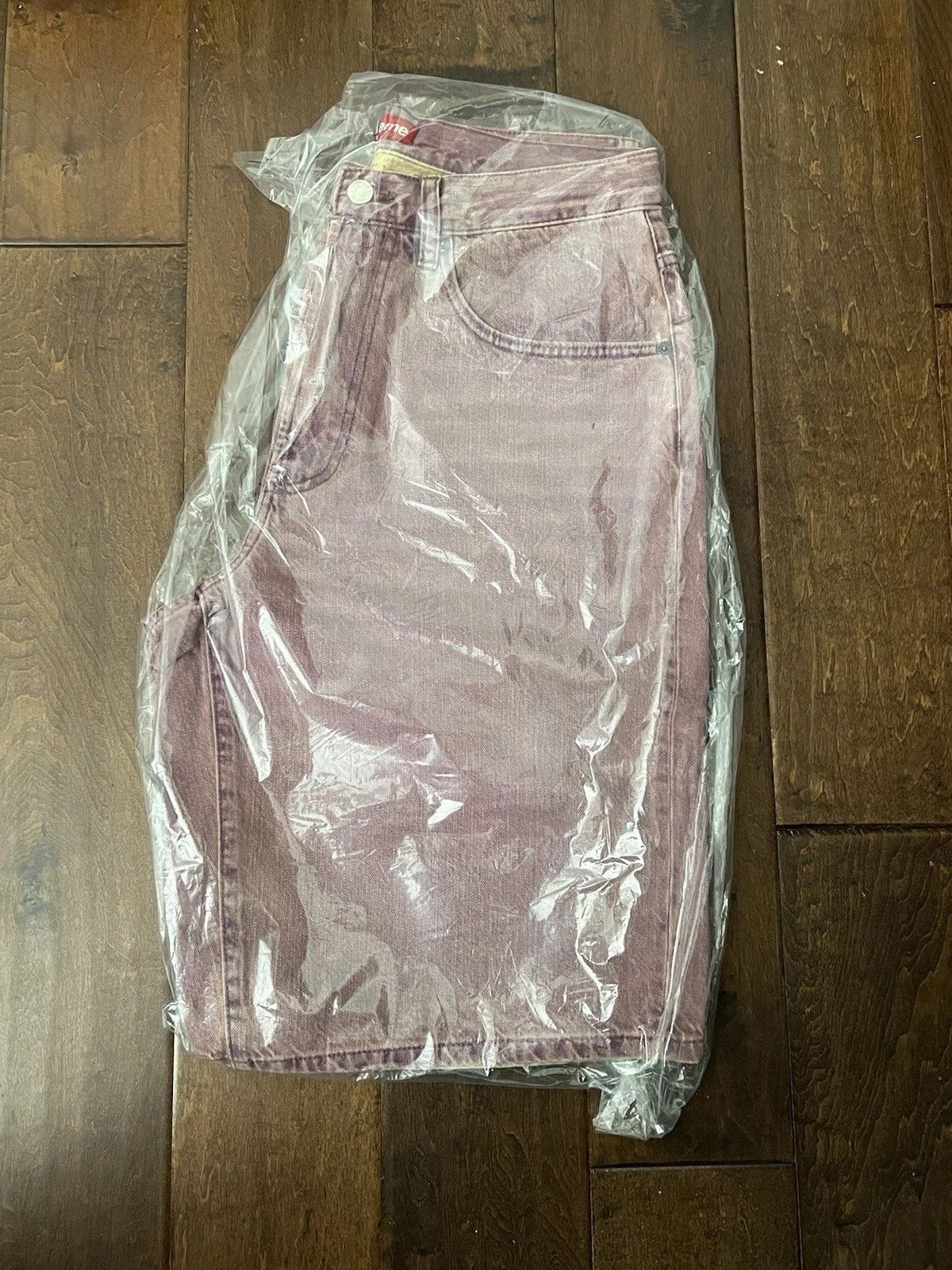 Supreme Supreme SS26 Baggy Denim Short Overdyed Purple Size 30 New Size US 30 / EU 46 - 3 Thumbnail