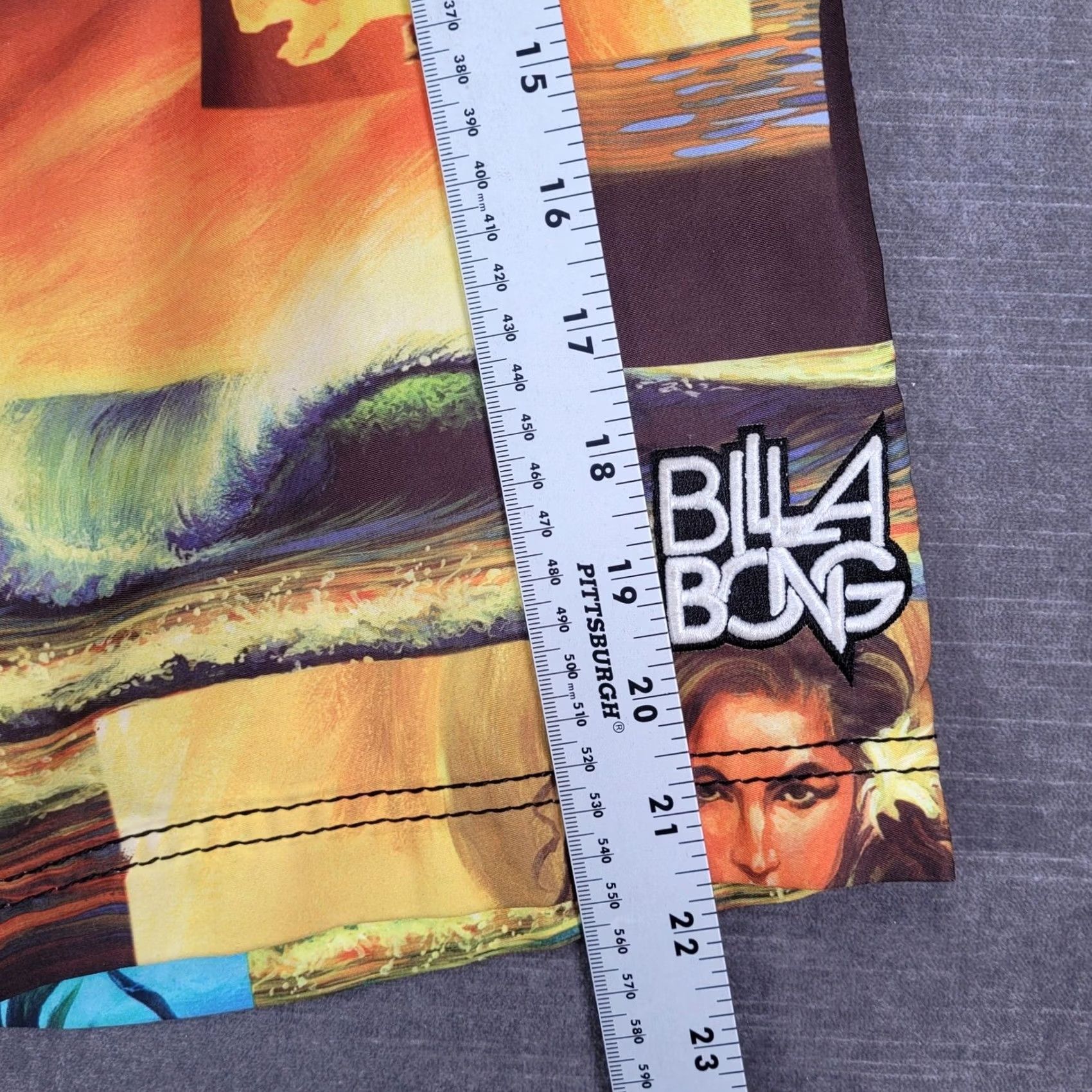 Billabong Billabong Board Shorts Mens Swim Trunks Size 32 Multicolor Patchwork Size US 31 - 5 Thumbnail