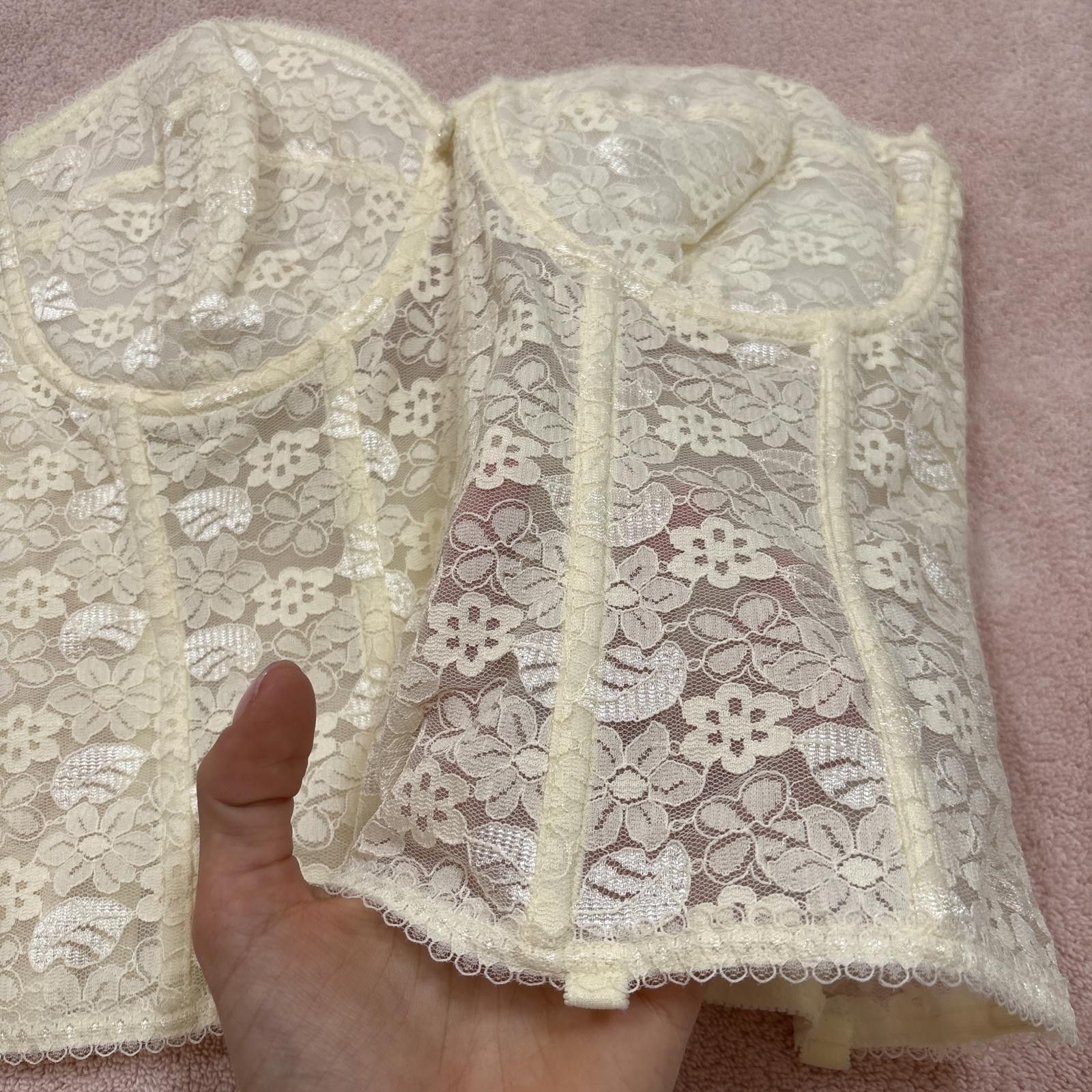 Other y2k lace fairy corset top Size M / US 6-8 / IT 42-44 - 2 Thumbnail