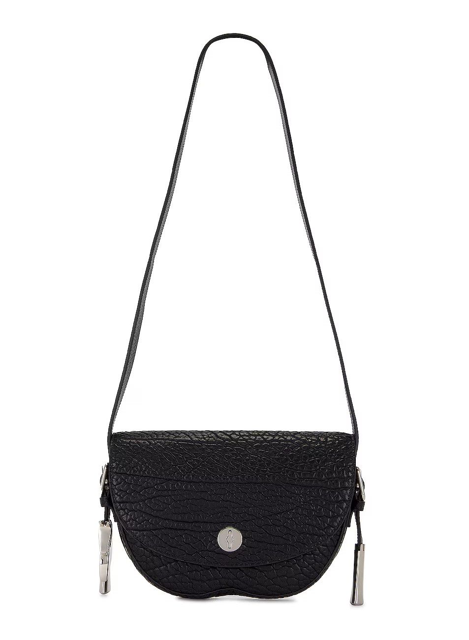 Burberry BURBERRY Chess small black leather crossbody bag Daniel Lee Size ONE SIZE - 4 Thumbnail