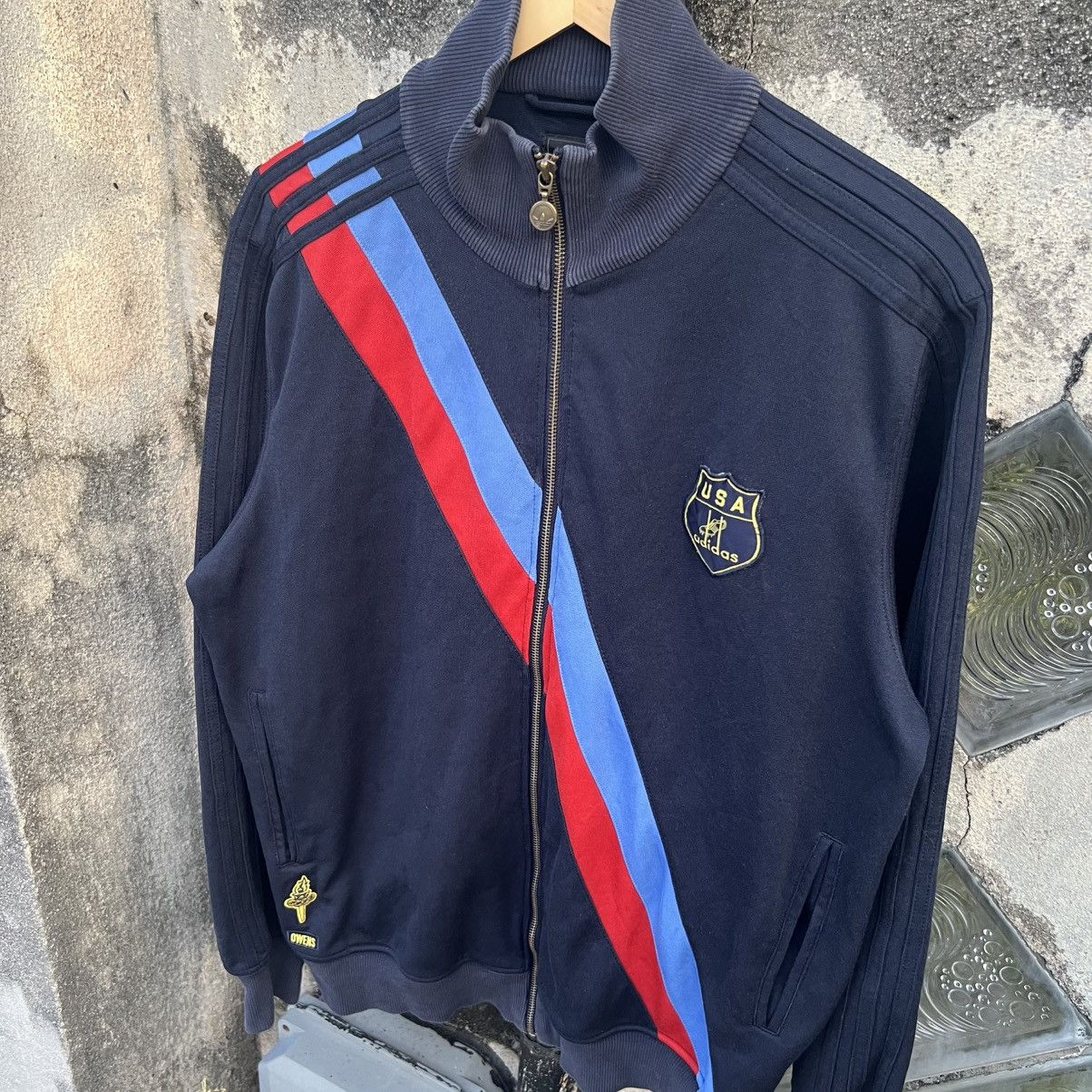 Adidas “VINTAGE” ADIDAS JESSE OWENS EMBROIDERY TRACK JACKET Size US L / EU 52-54 / 3 - 3 Thumbnail